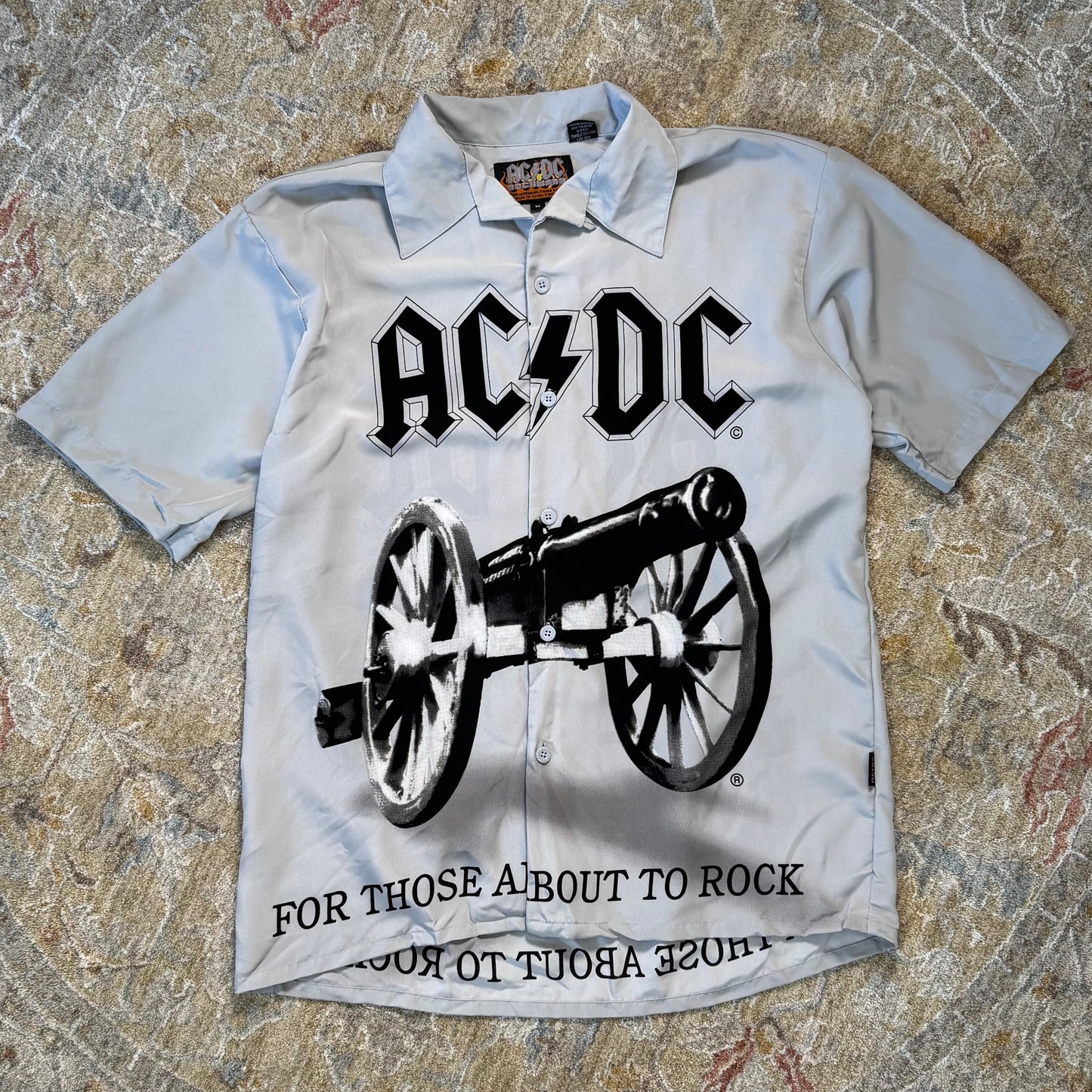 2004 Vintage AC/DC Button Up Shirt
