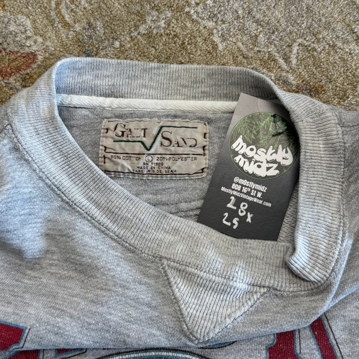 Vintage Alaska "The Last Frontier" Moose Crewneck Sweatshirt