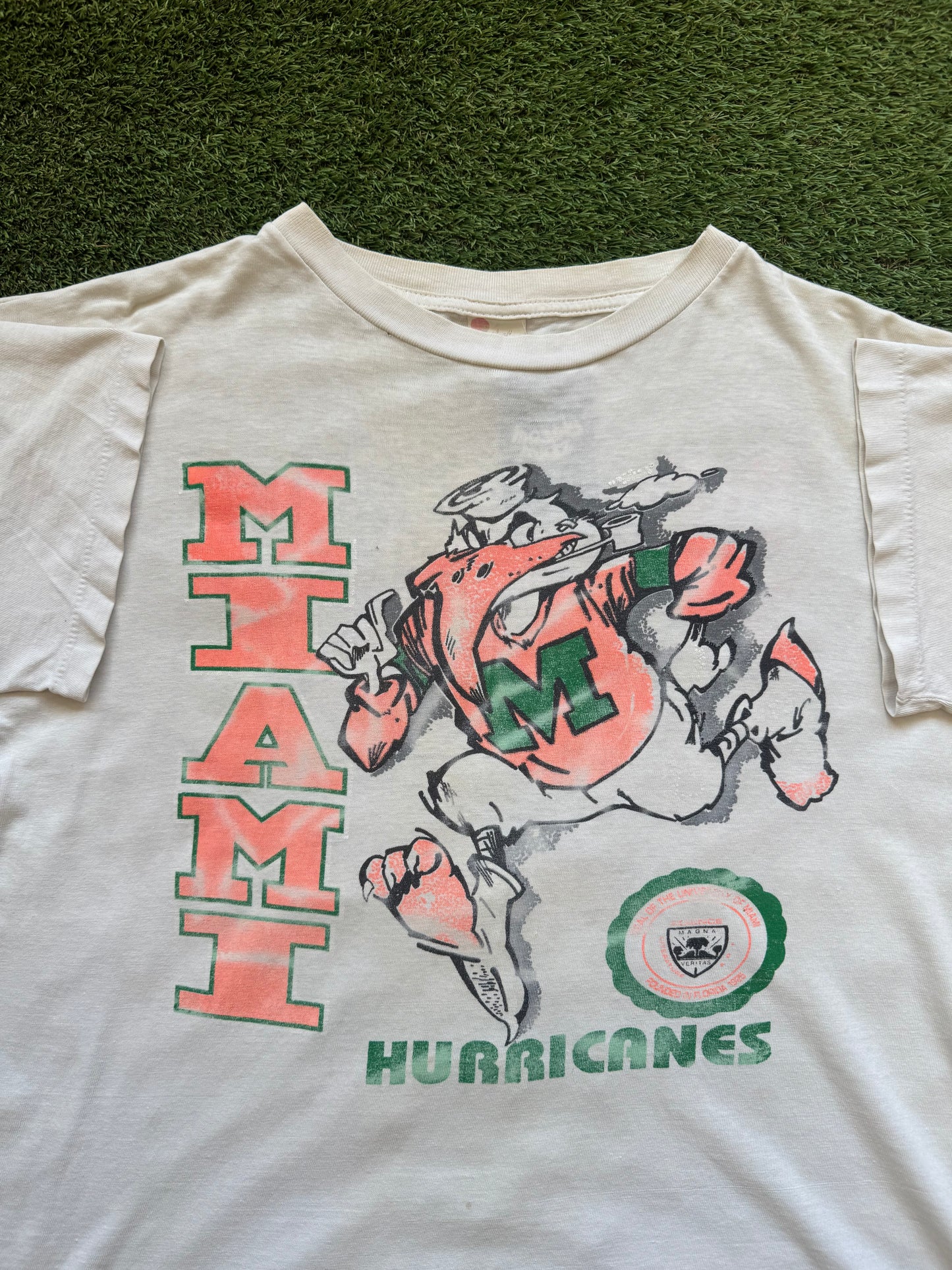 90’s Miami Hurricanes T-Shirt XL 24x24.5