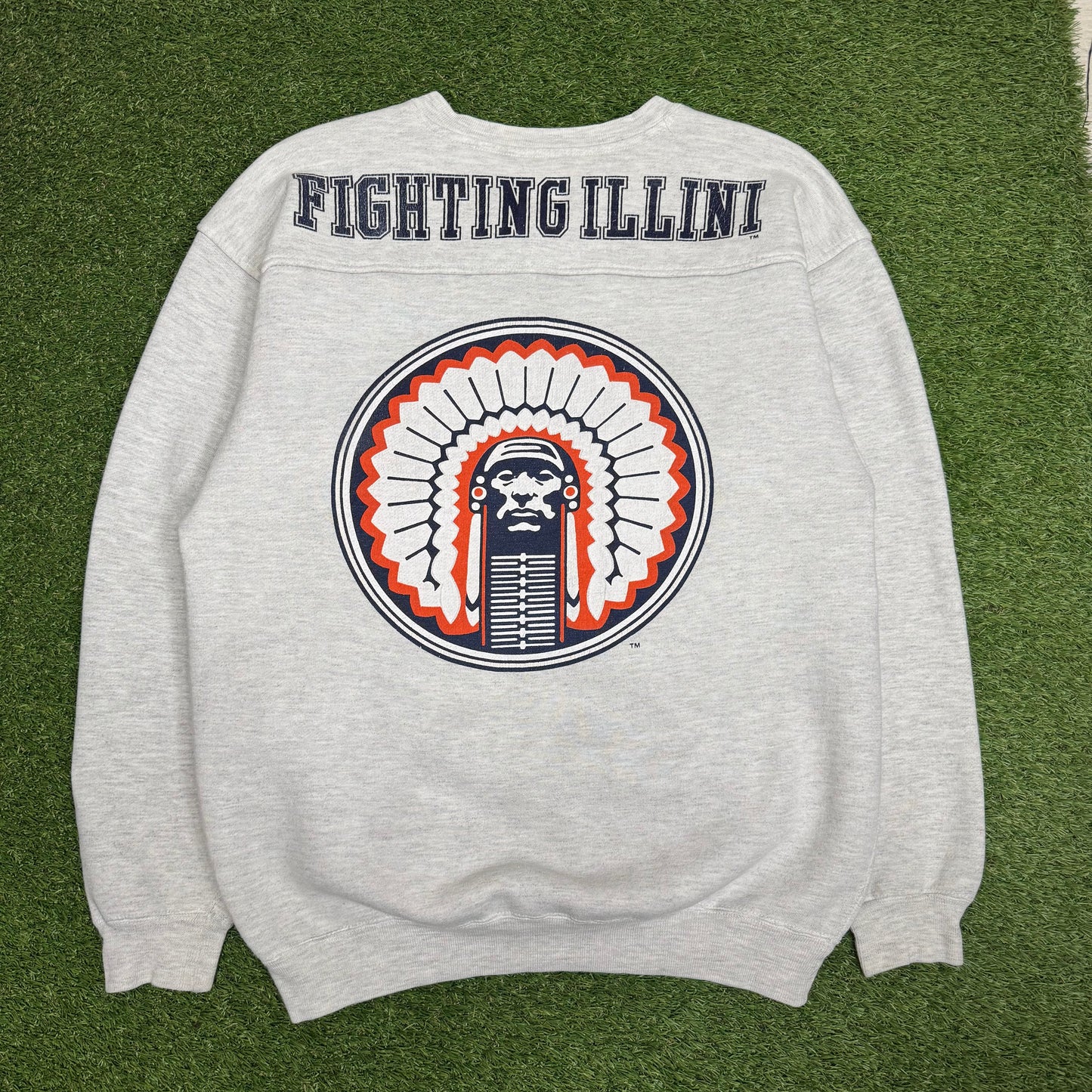 Vintage Fighting Illini Sweater 23x27.5