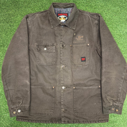 Vintage Chore Coat Blanket Lined 27x31.5