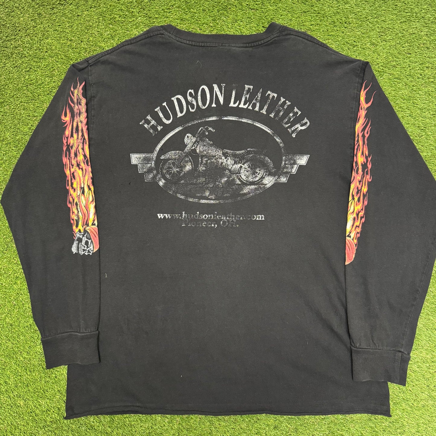 Biker Longsleeve Flames 22.5x28.5 L