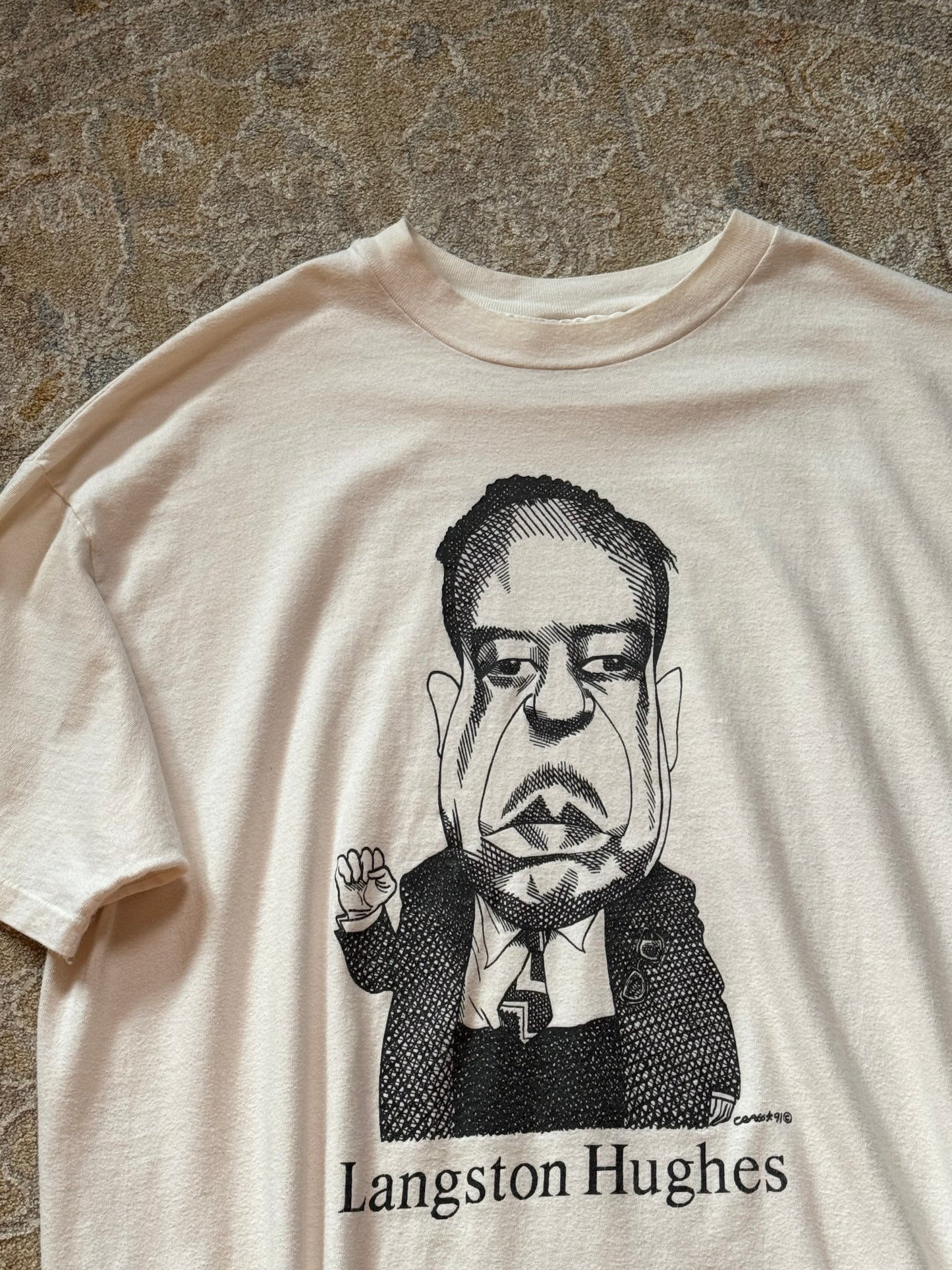 Langston Hughes Vintage T-Shirt XL