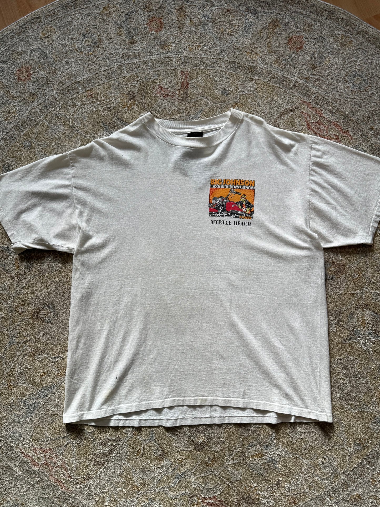 Big Johnson Motorcycles Vintage T-Shirt XL