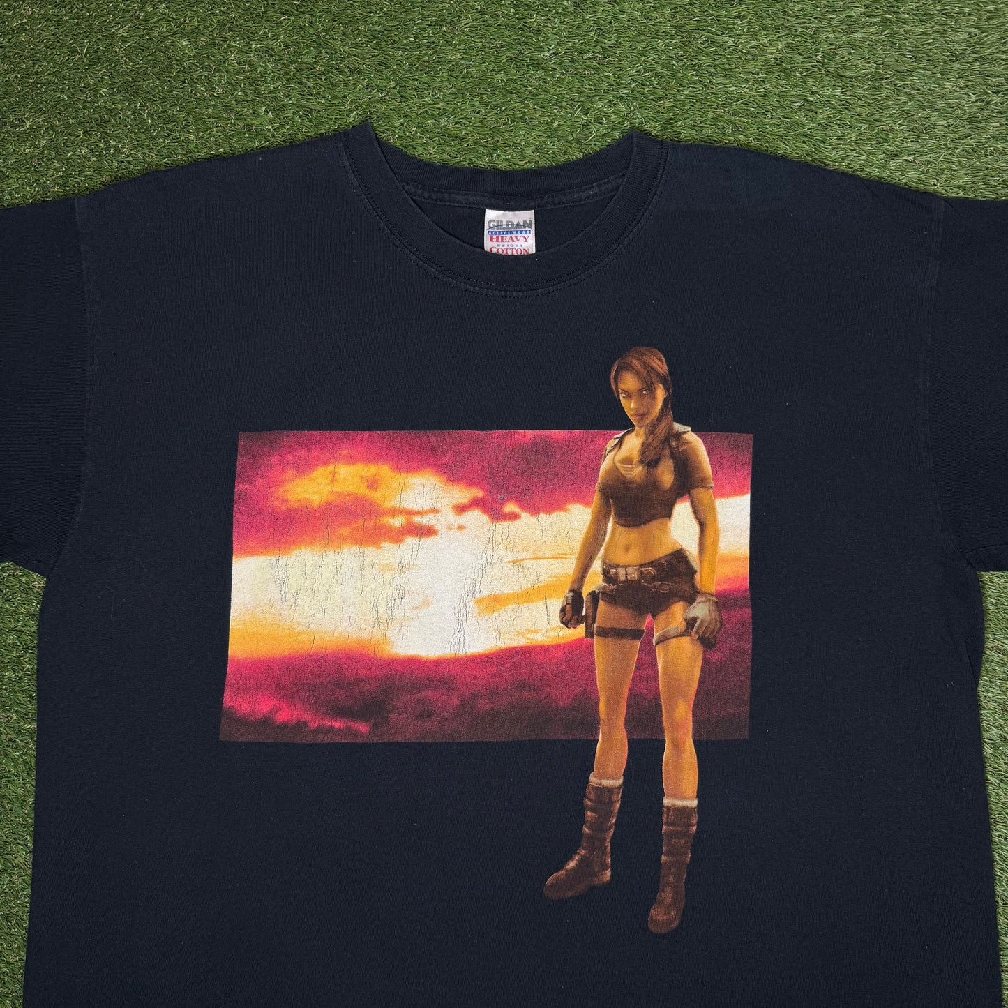 00s Lara Croft Tomb Raider T-Shirt XL