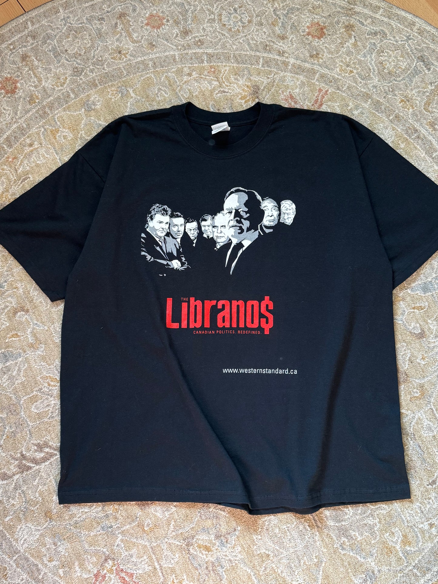 Libranos Vintage Canadian Politics T-Shirt XXL