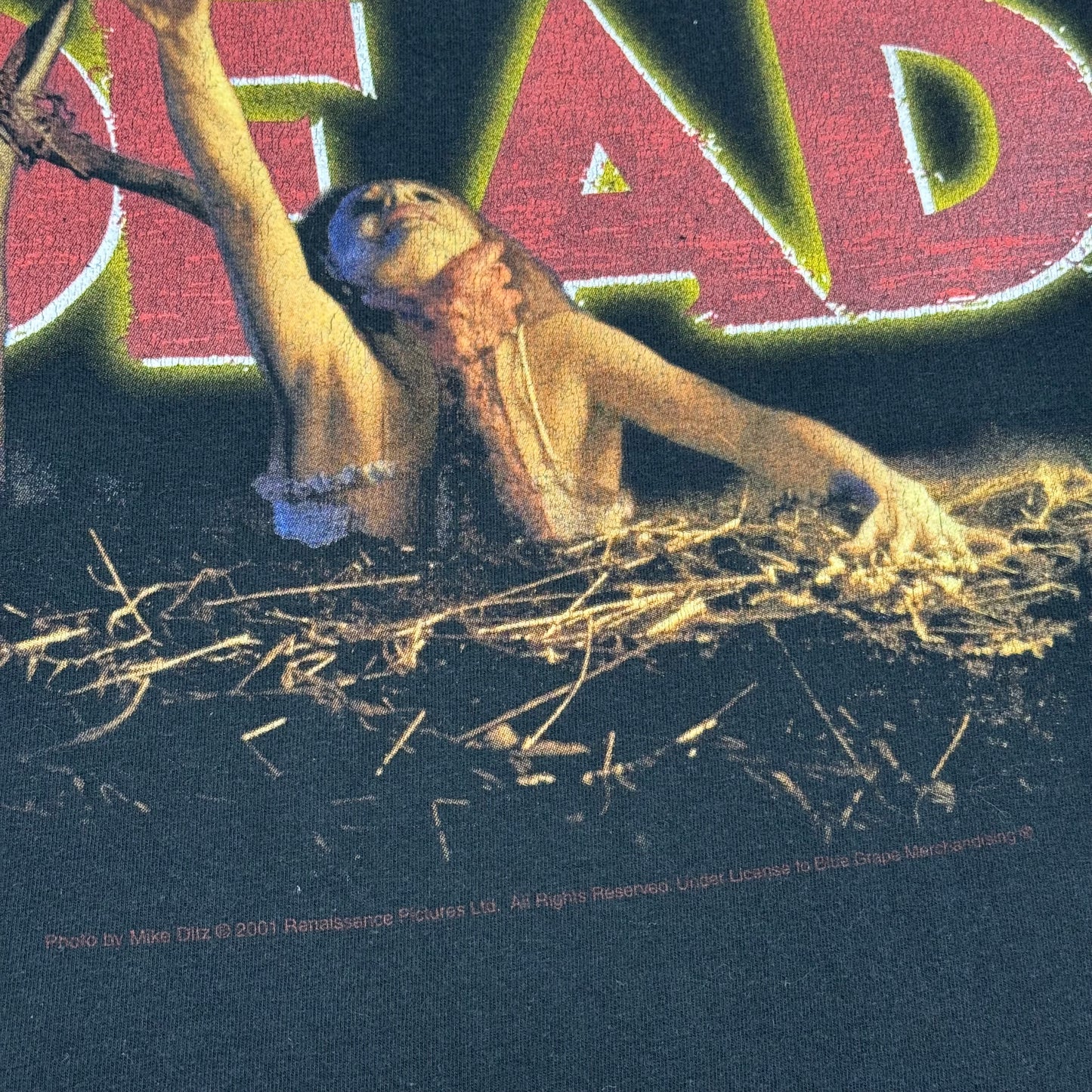 2001 The Evil Dead T-Shirt XL 23.5x30