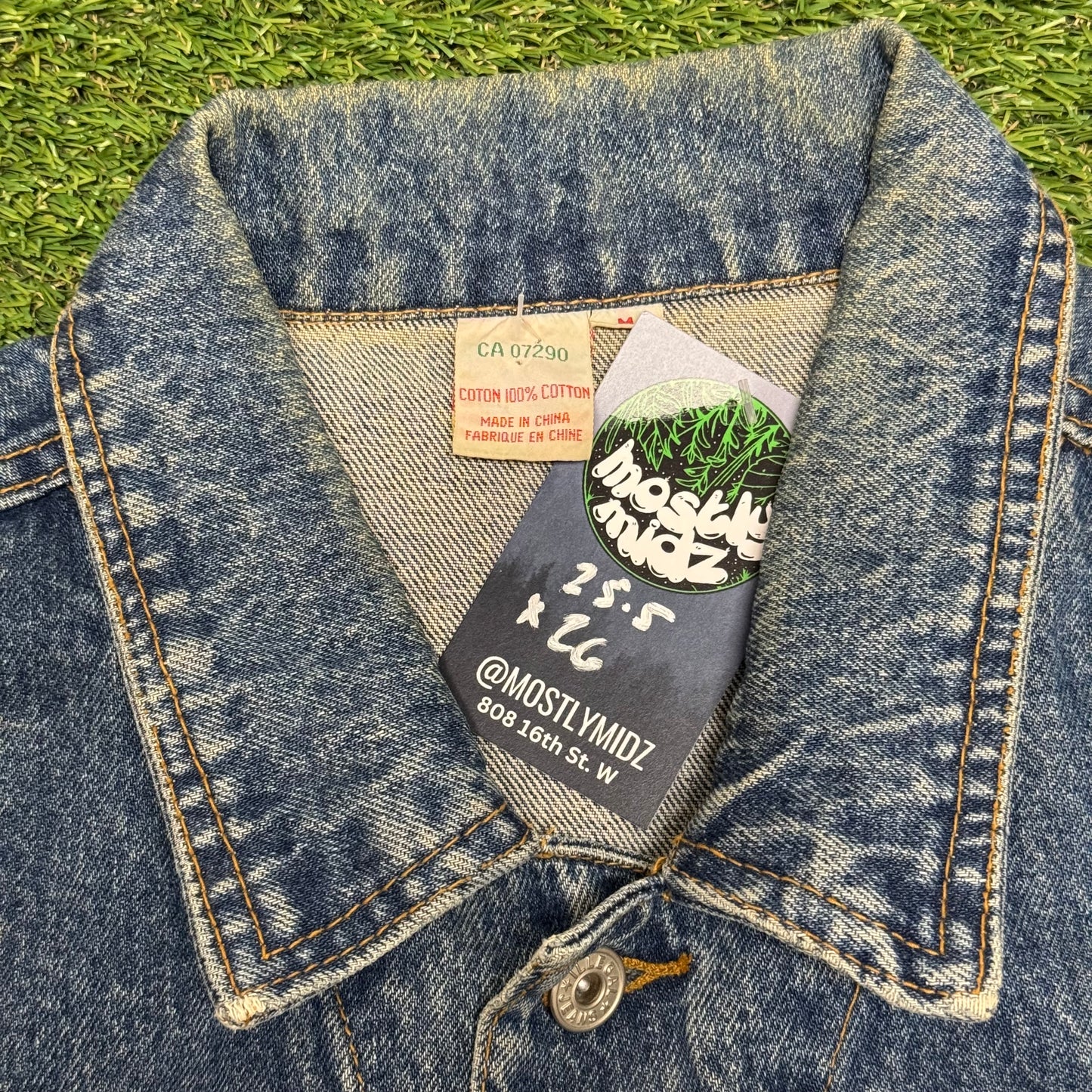 Vintage Illegal Jeans Denim Jacket M 25.5x26