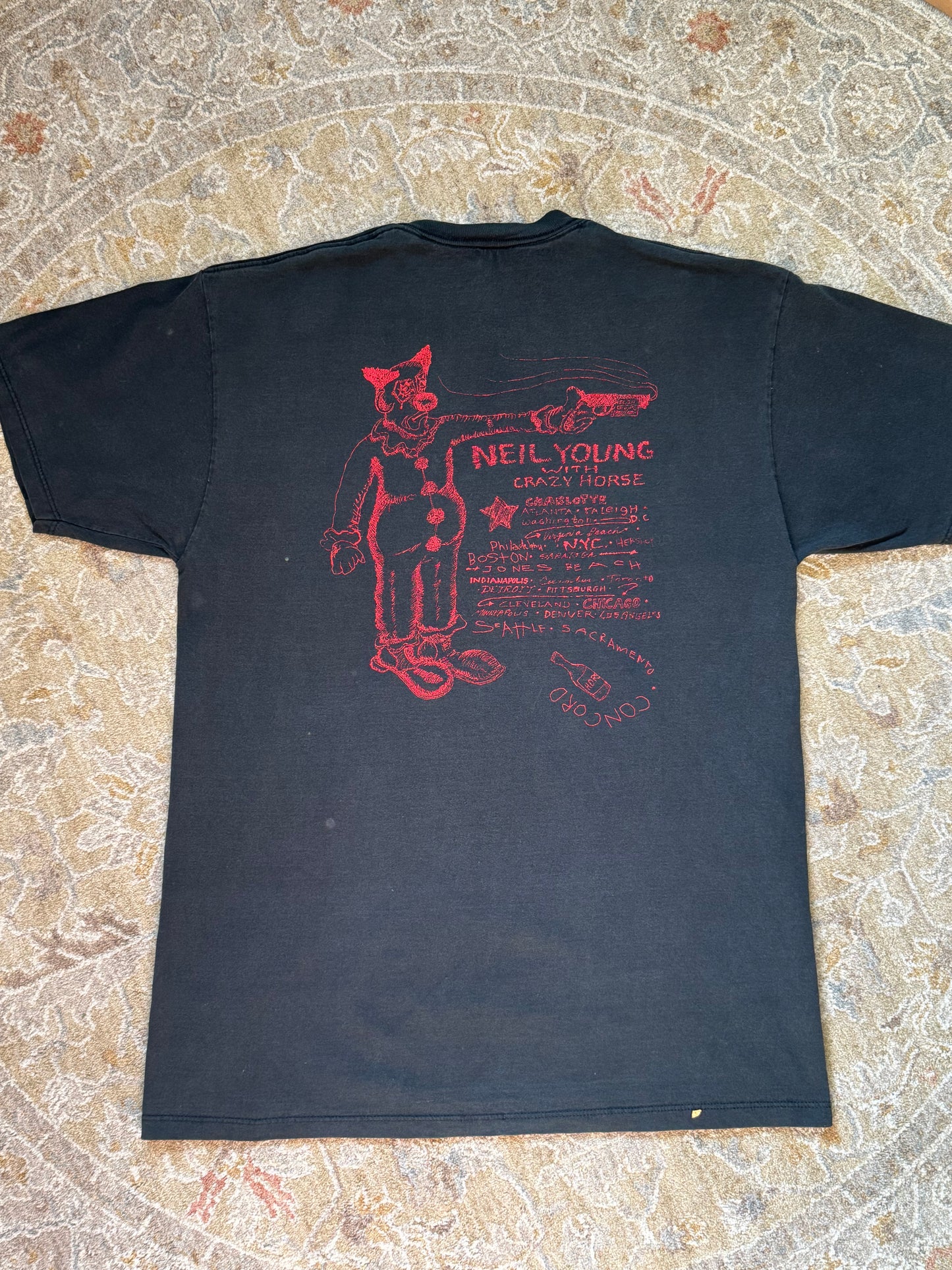 Neil Young & Crazy Horse Vintage Shirt 1996 XL