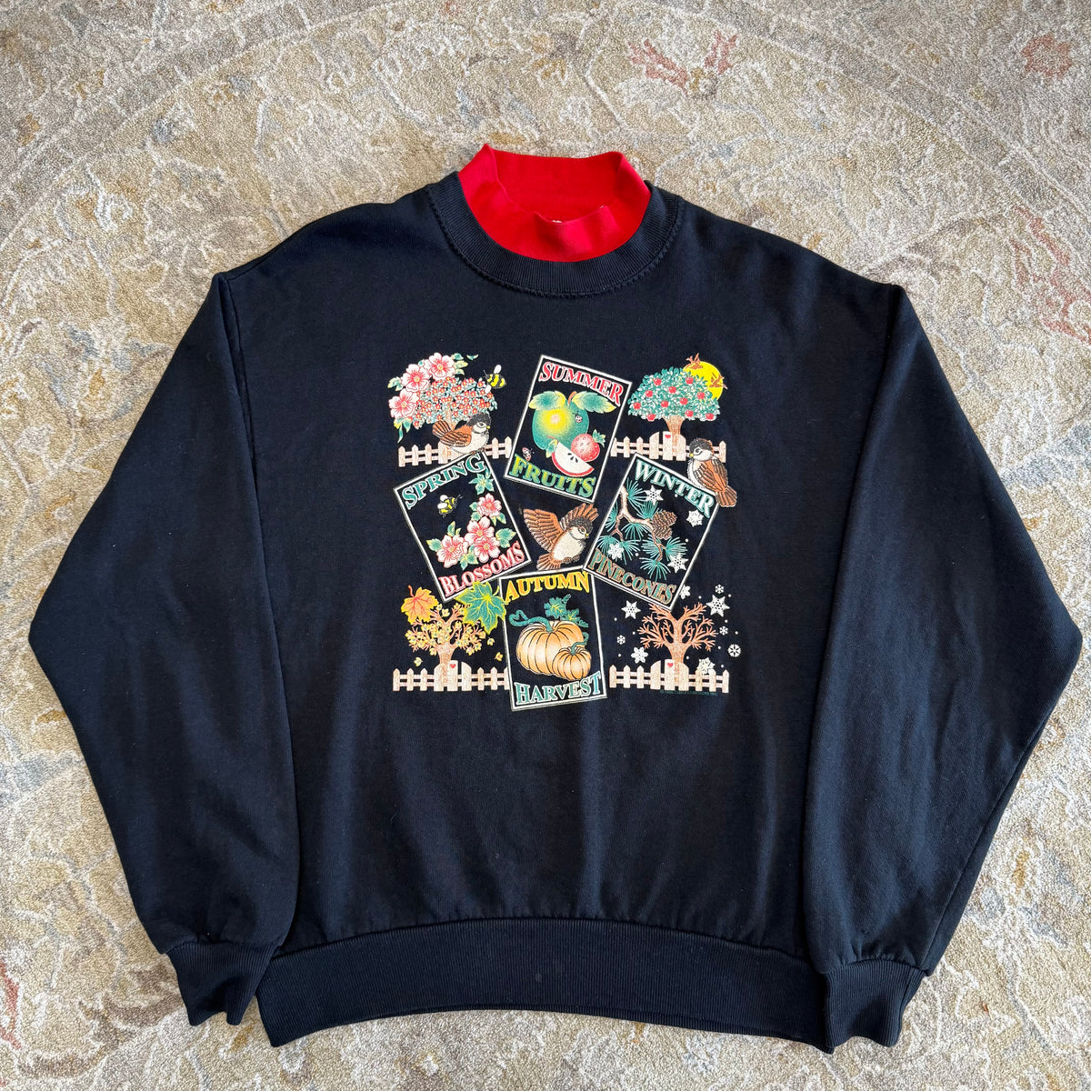 Vintage Four Seasons Endless Designs Crewneck Sweatshirt