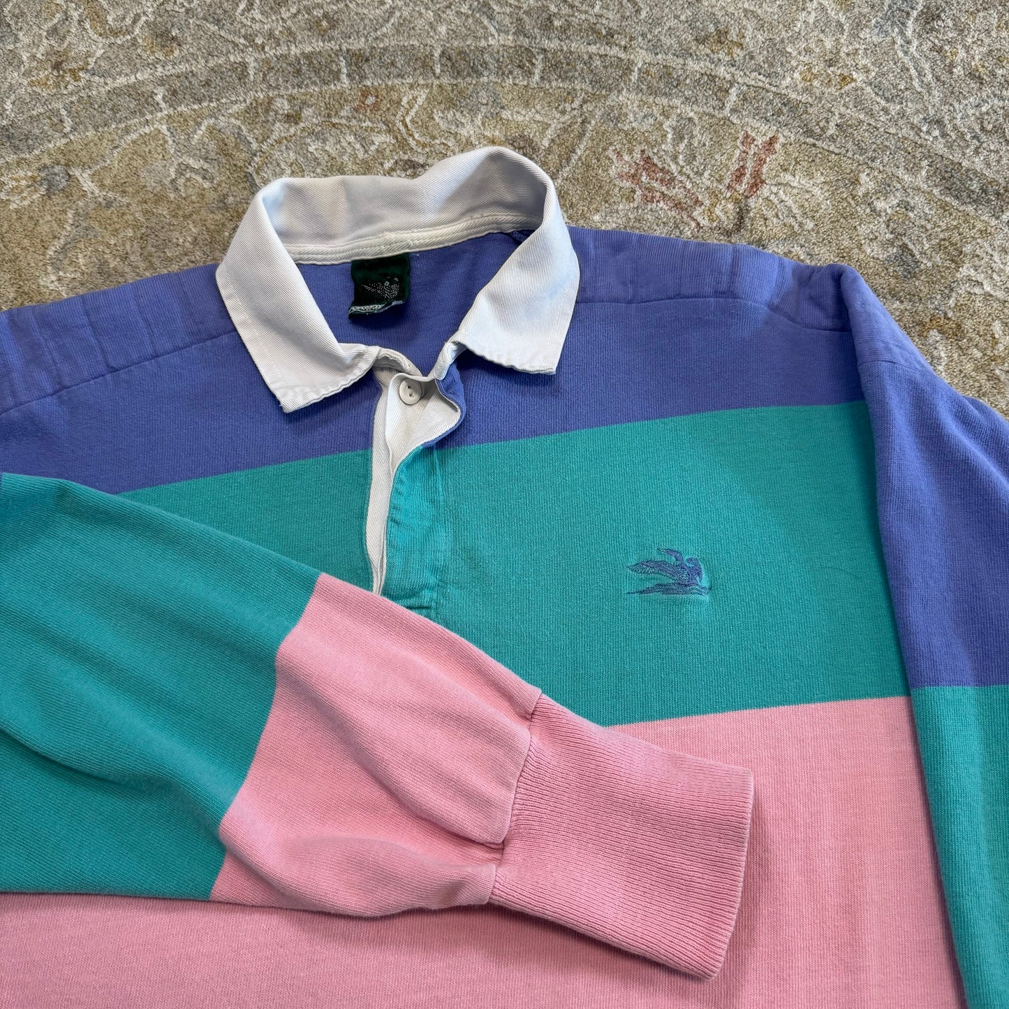 Northern Reflections Longsleeve Rugby Polo Shirt XL