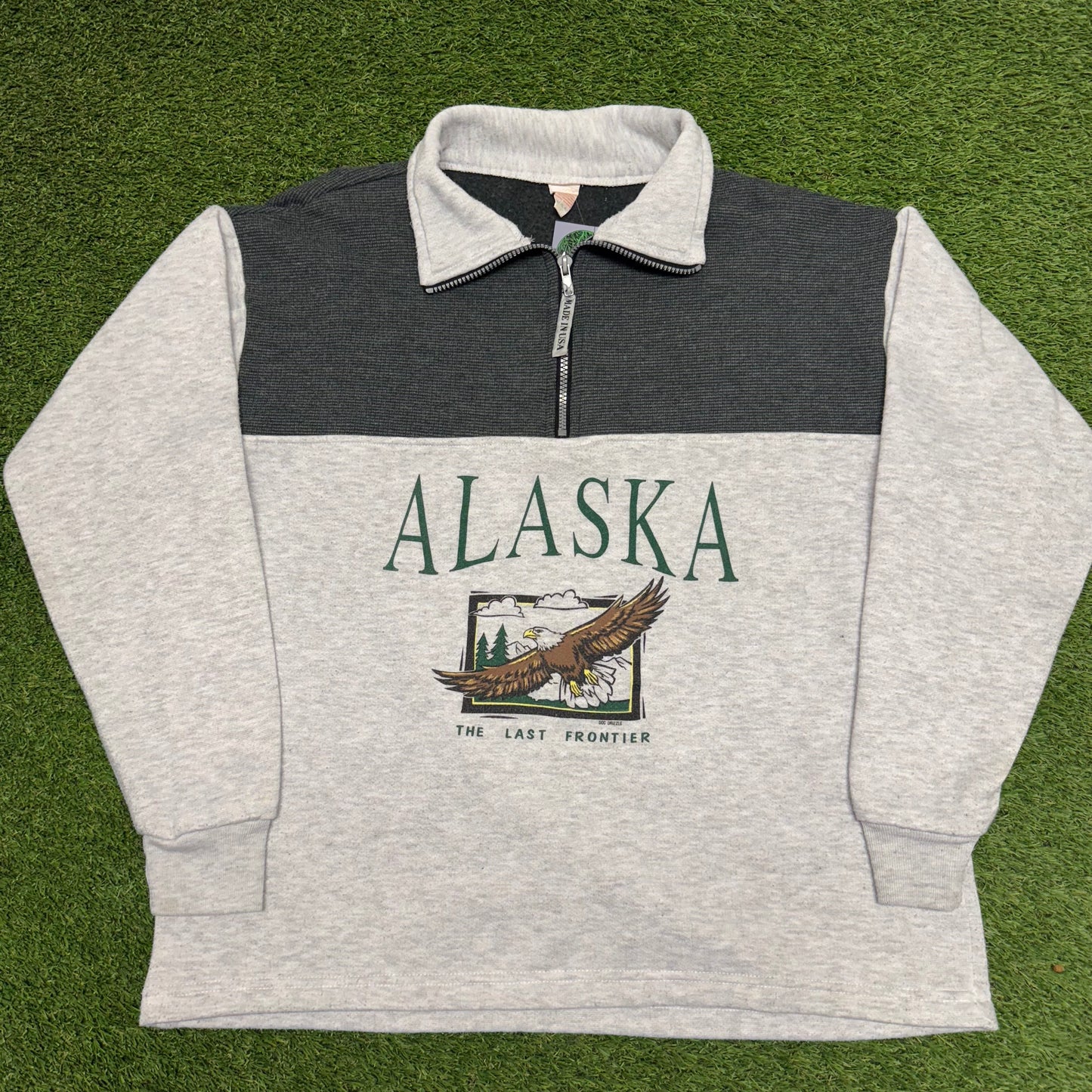 Vintage Alaska Quarter Zip Medium