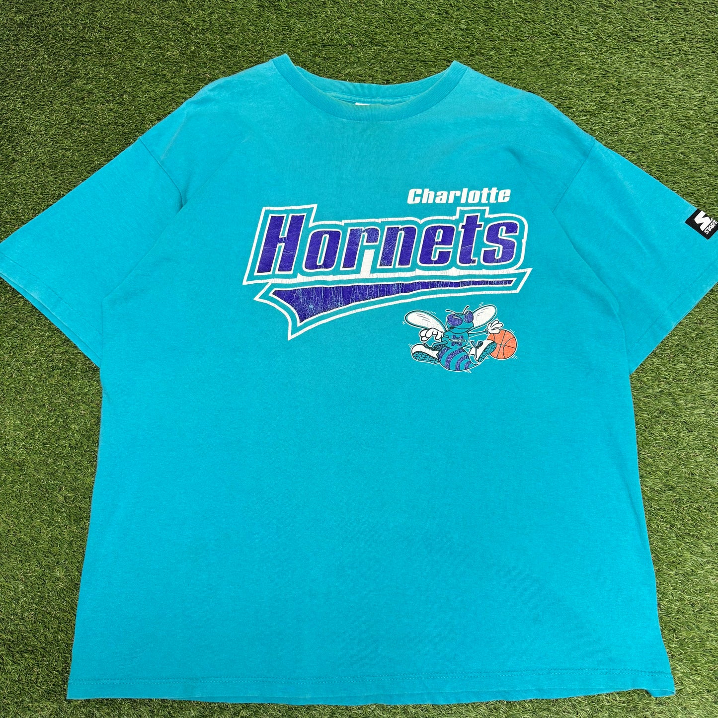 90’s Charolette Hornets T-Shirt XL 23.5x29