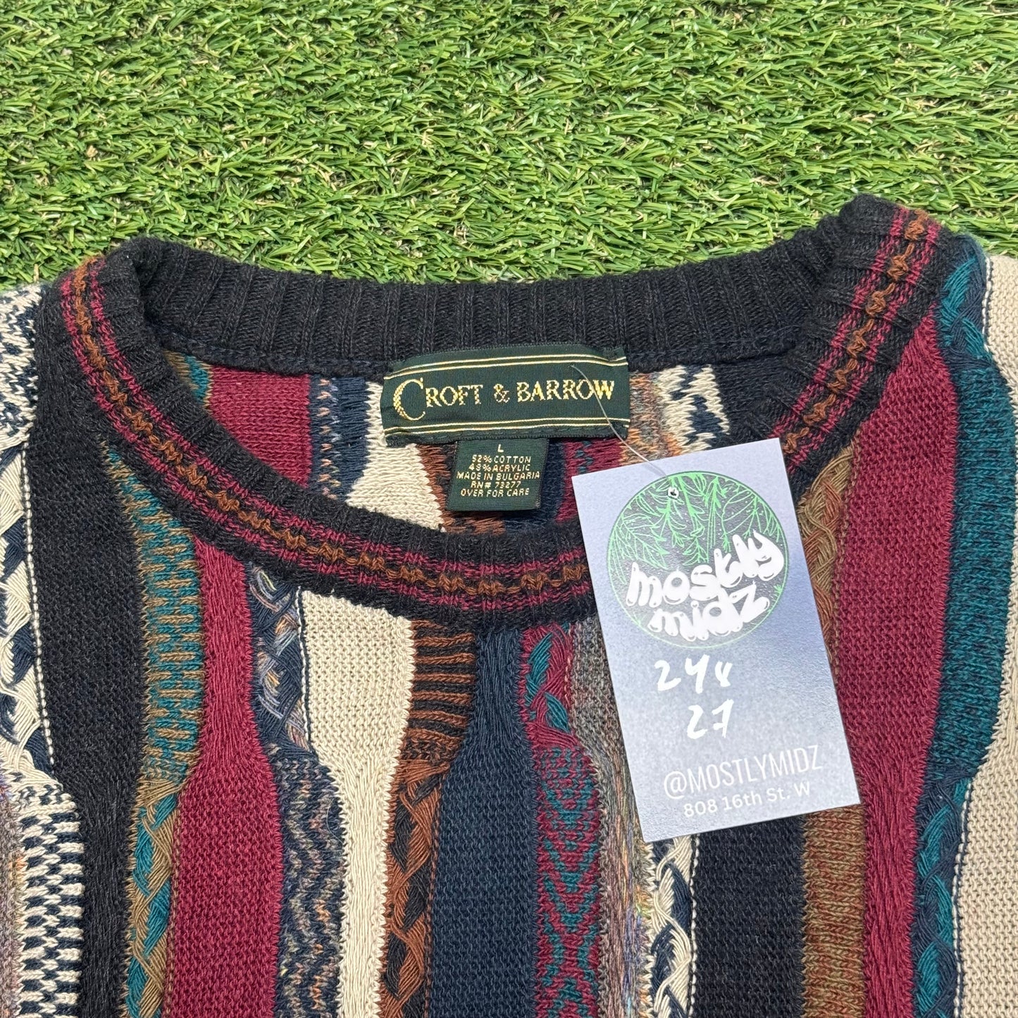 3D Knit Sweater 24x27 Large