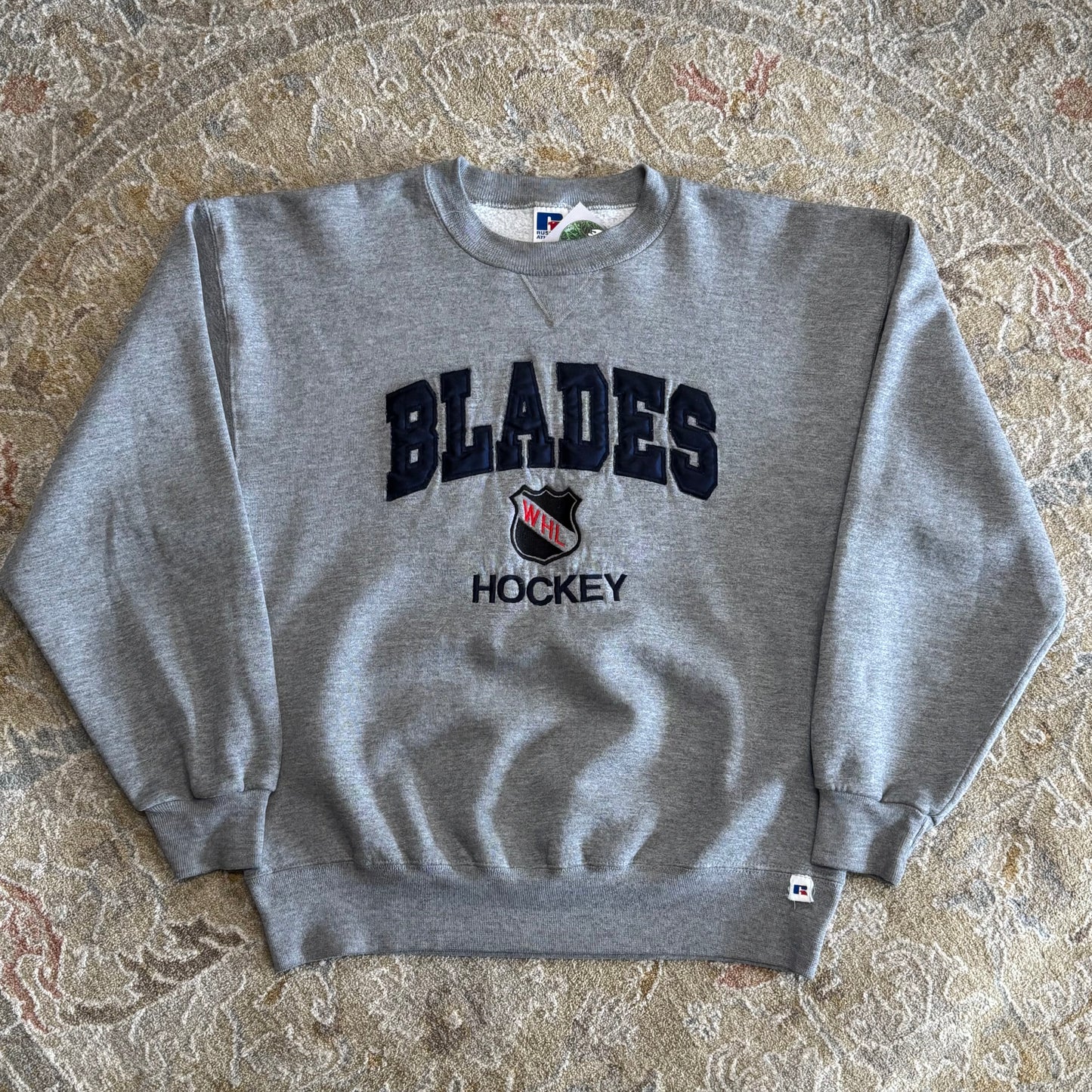Vintage Saskatoon Blades Crewneck Sweater Large