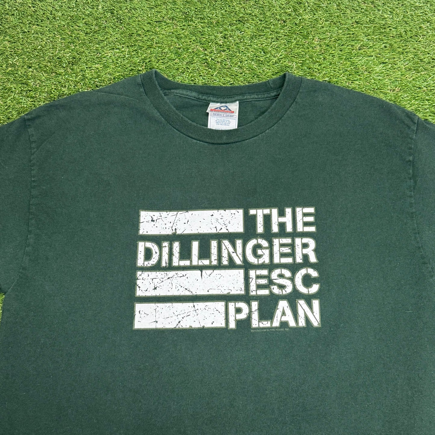 Vintage Dillinger Escape Plan Band T-Shirt Large