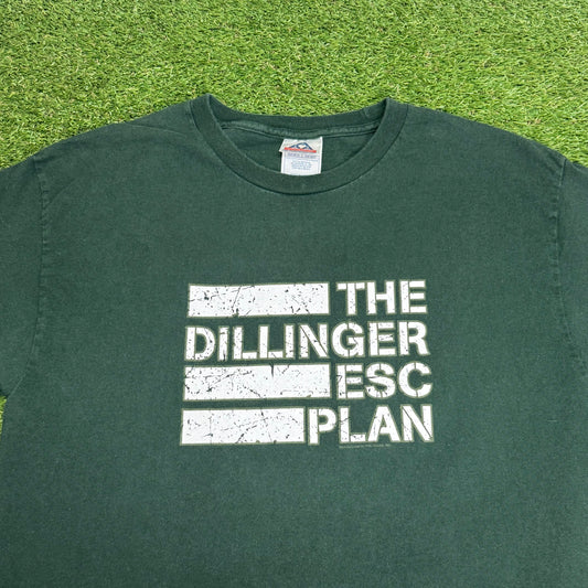 Vintage Dillinger Escape Plan Band T-Shirt Large