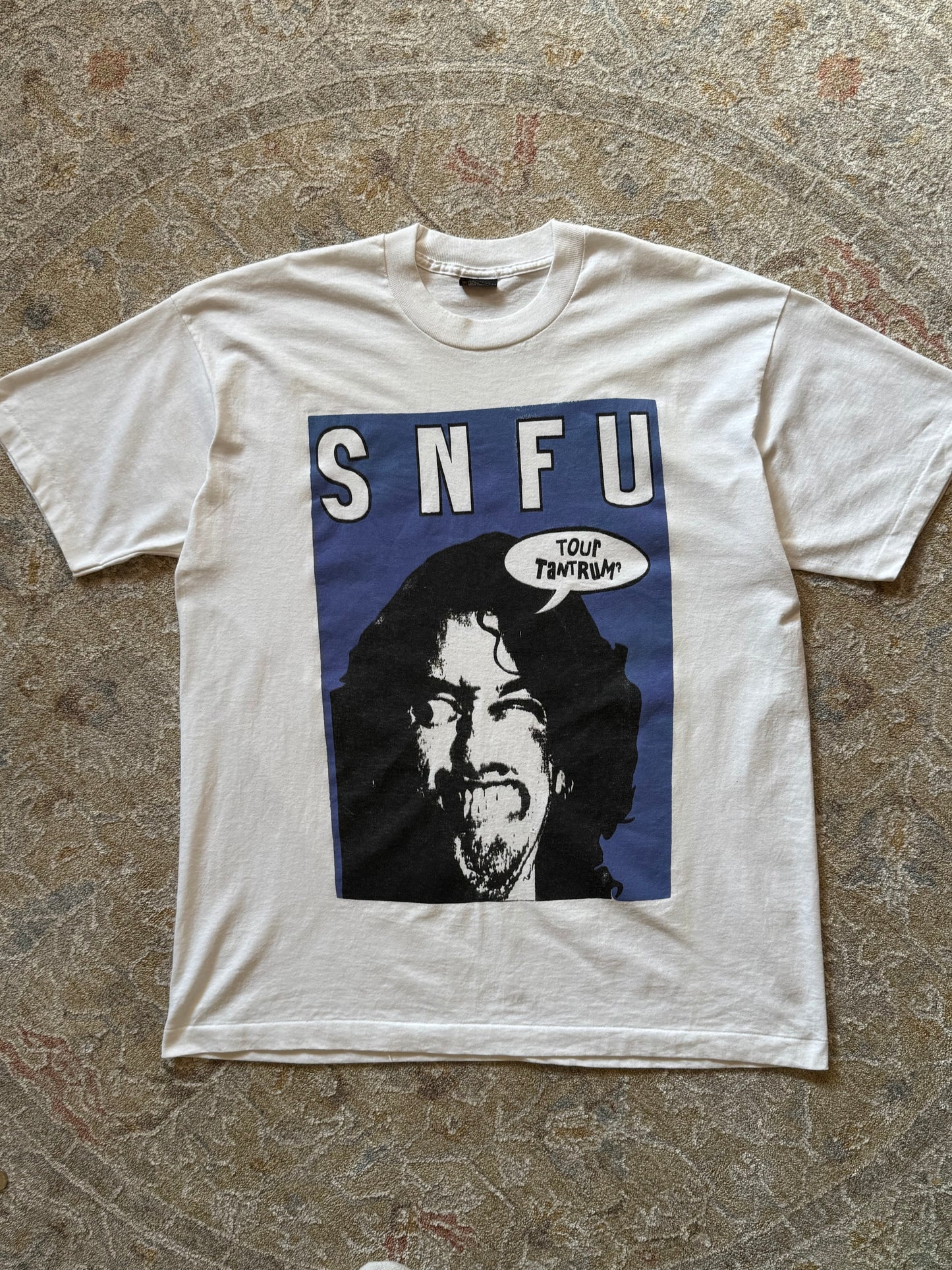 Vintage SNFU T-Shirt Tour Tantrum XL