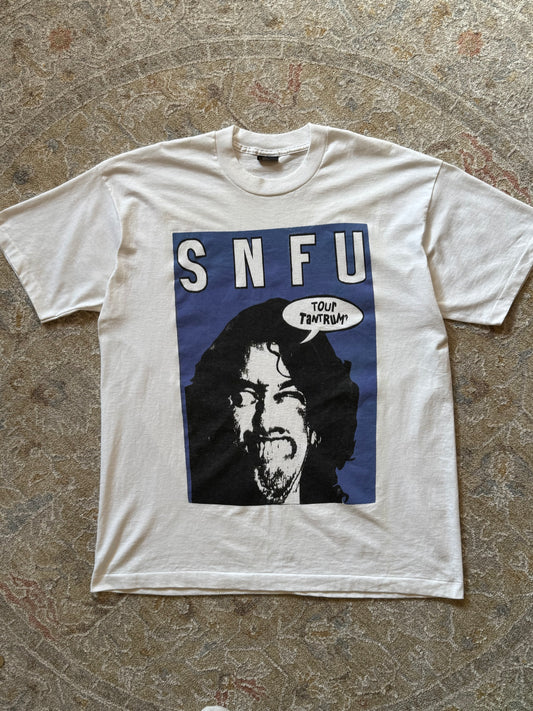 Vintage SNFU T-Shirt Tour Tantrum XL
