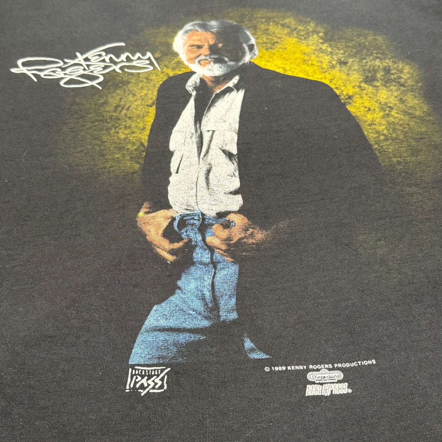 1989 Kenny Rogers T-Shirt 22x27