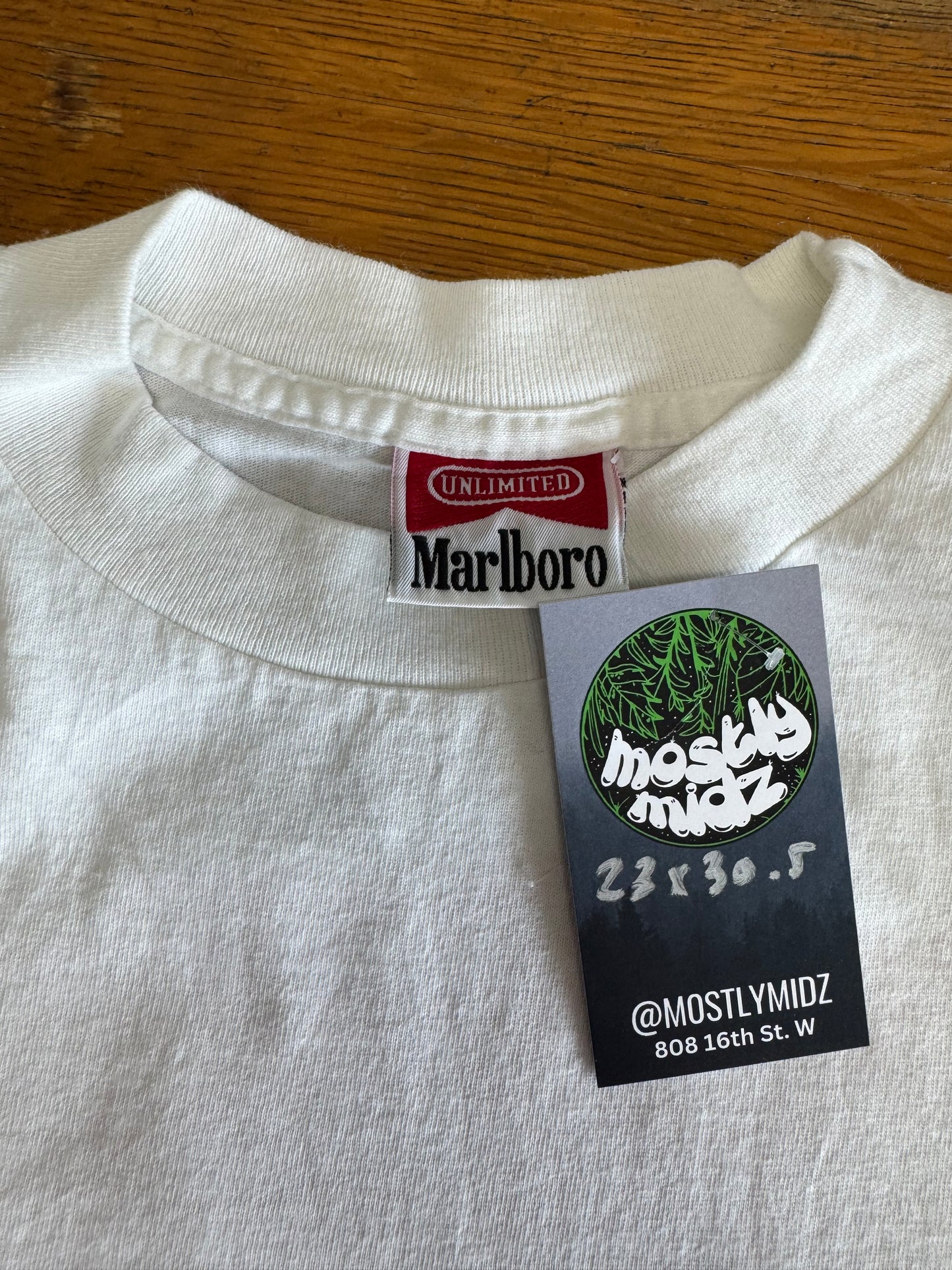 90’s Marlboro Map T-Shirt 23x30.5 XL