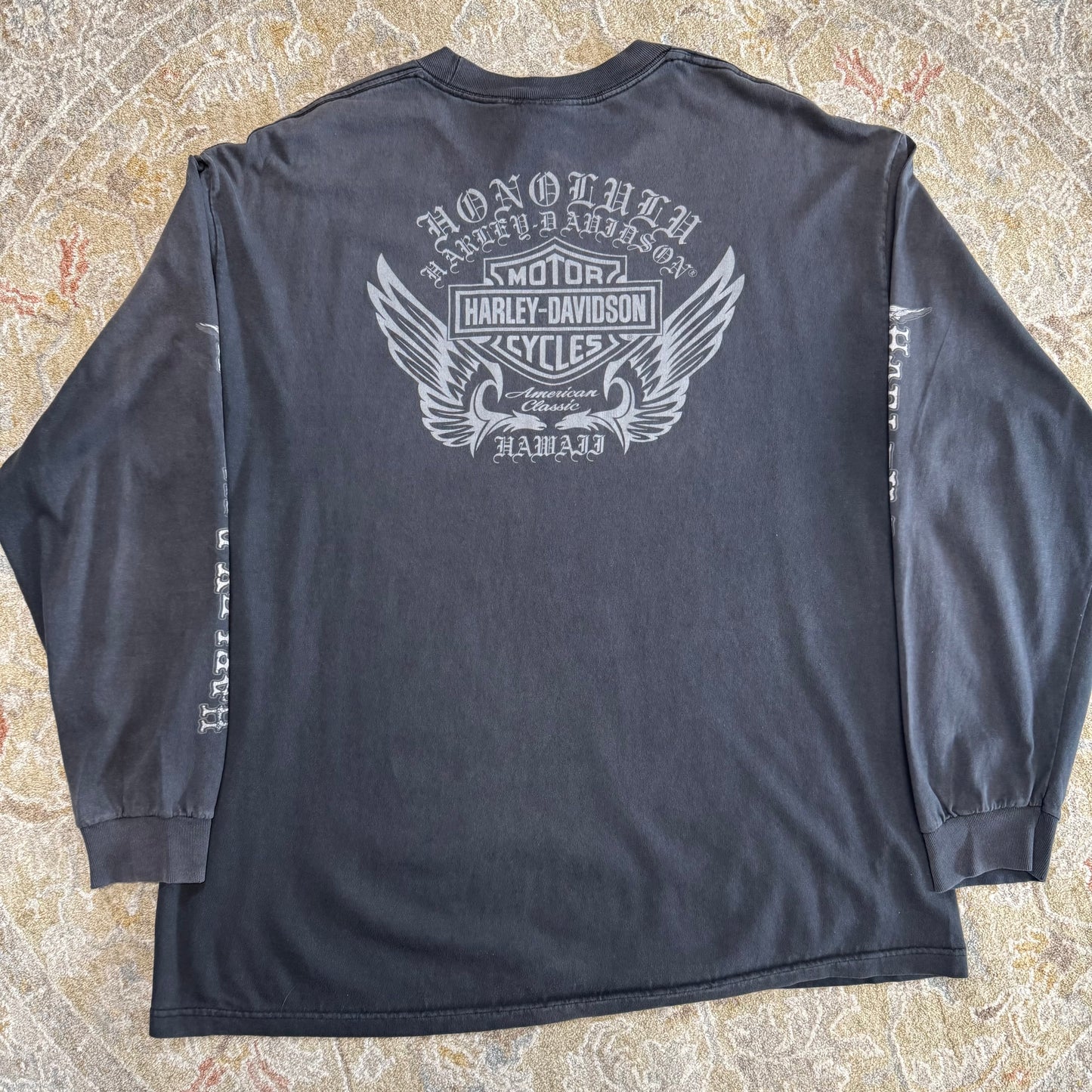 Harley Davidson Longsleeve Shirt Faded XL