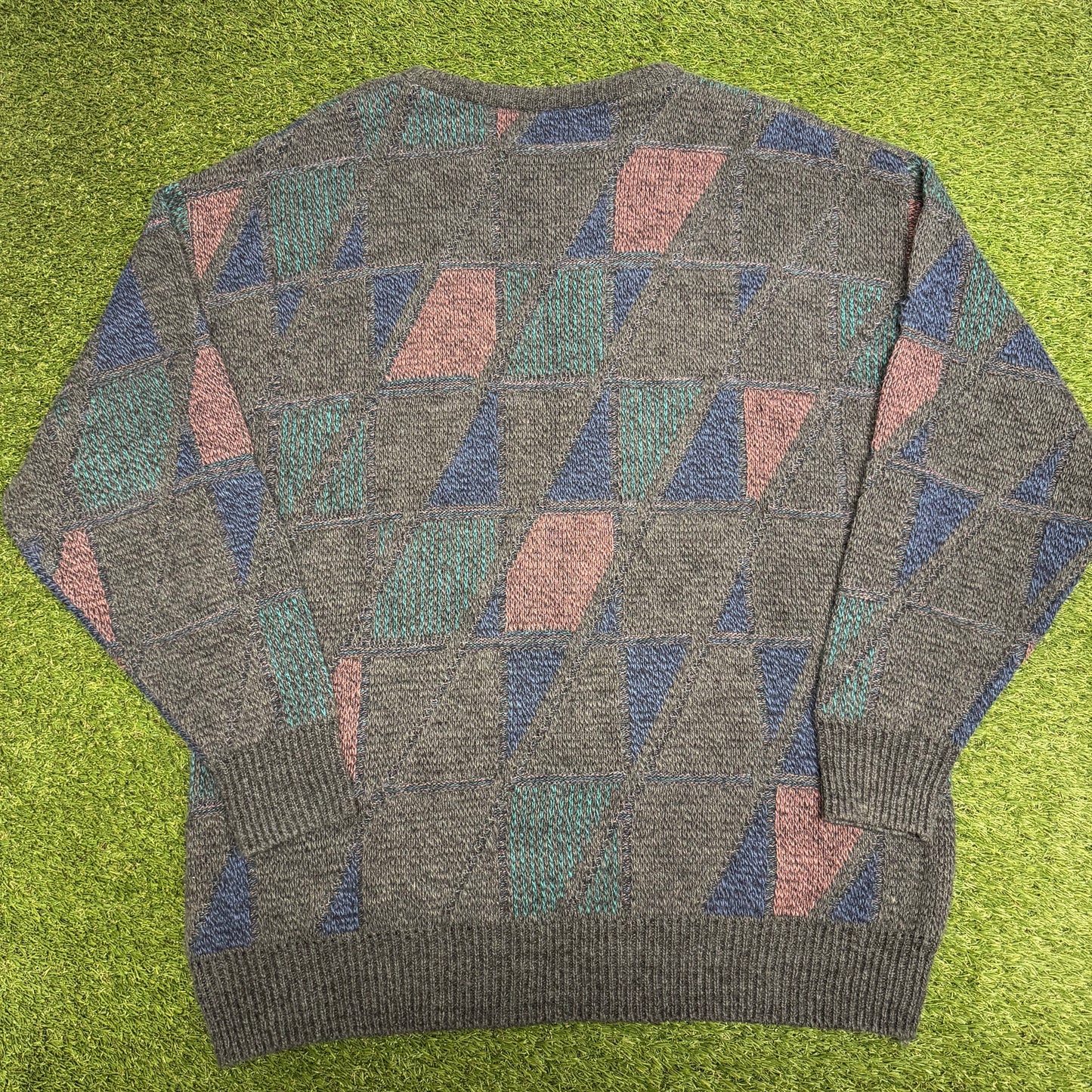 Vintage Janzen Geometric Knit Large