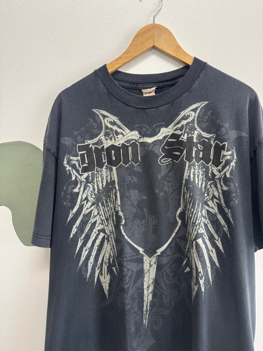 Y2K Iron Star T-Shirt XL