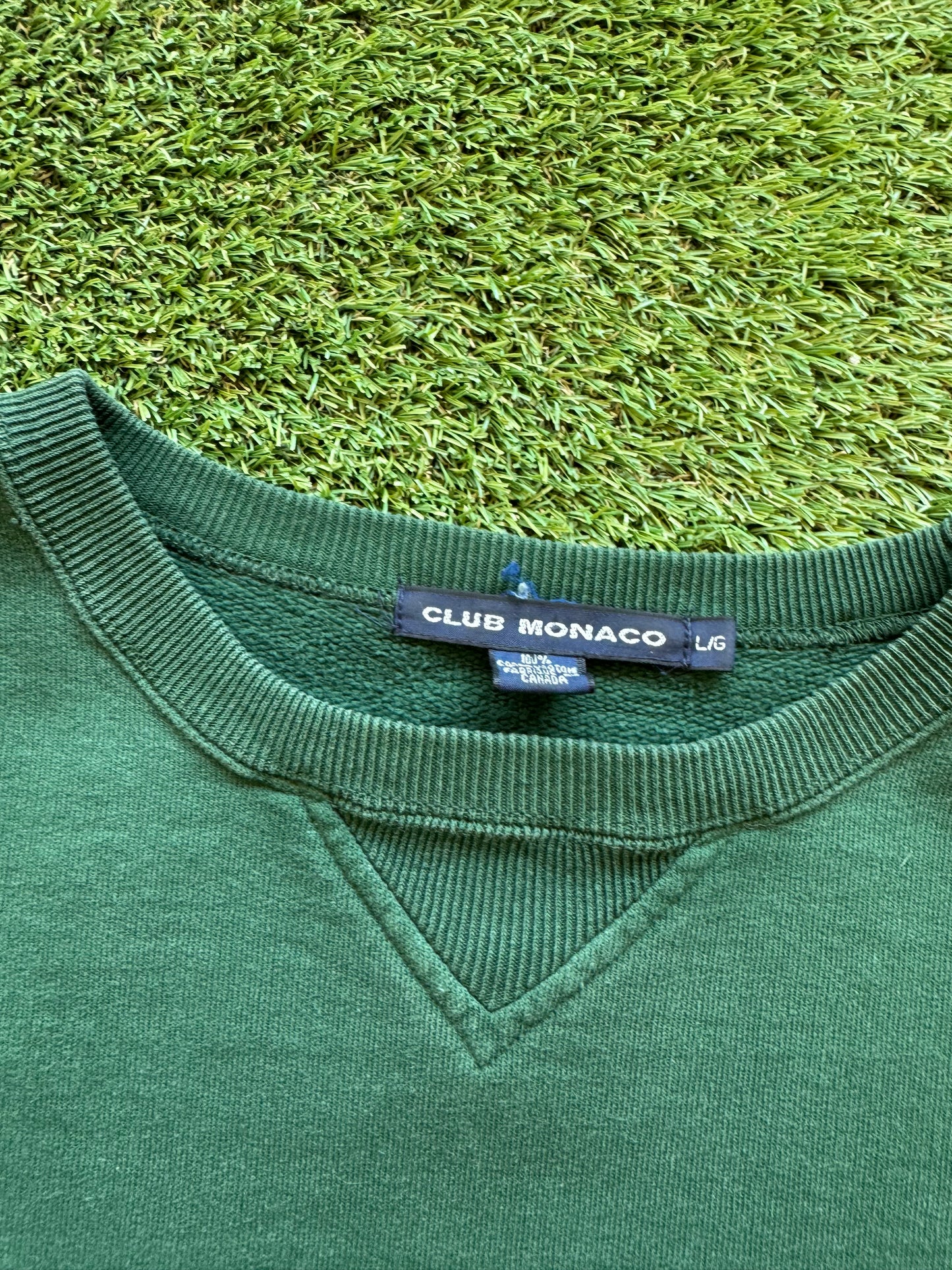 90’s Club Monaco Sweater Forest Green  Large