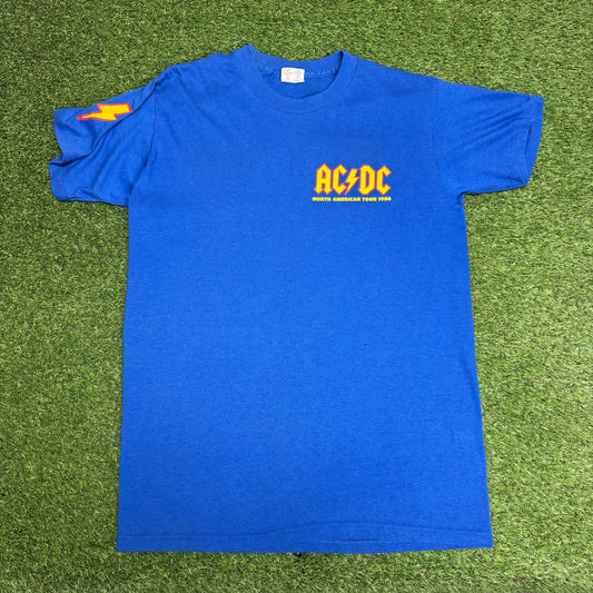 Vintage 1986 AC/DC North America Tour T-Shirt Large