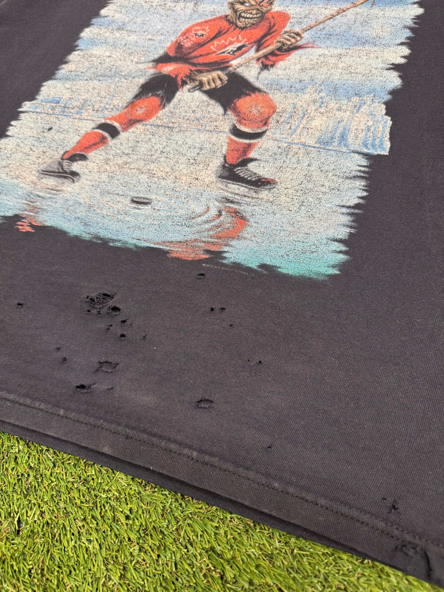 Iron Maiden Somewhere Back In Time Hockey T-Shirt