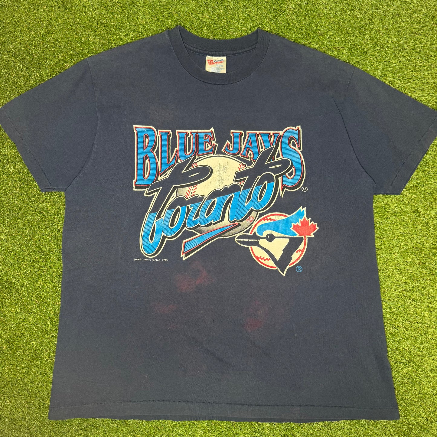 1993 Toronto Blue Jays T-Shirt 22.5x28 Large