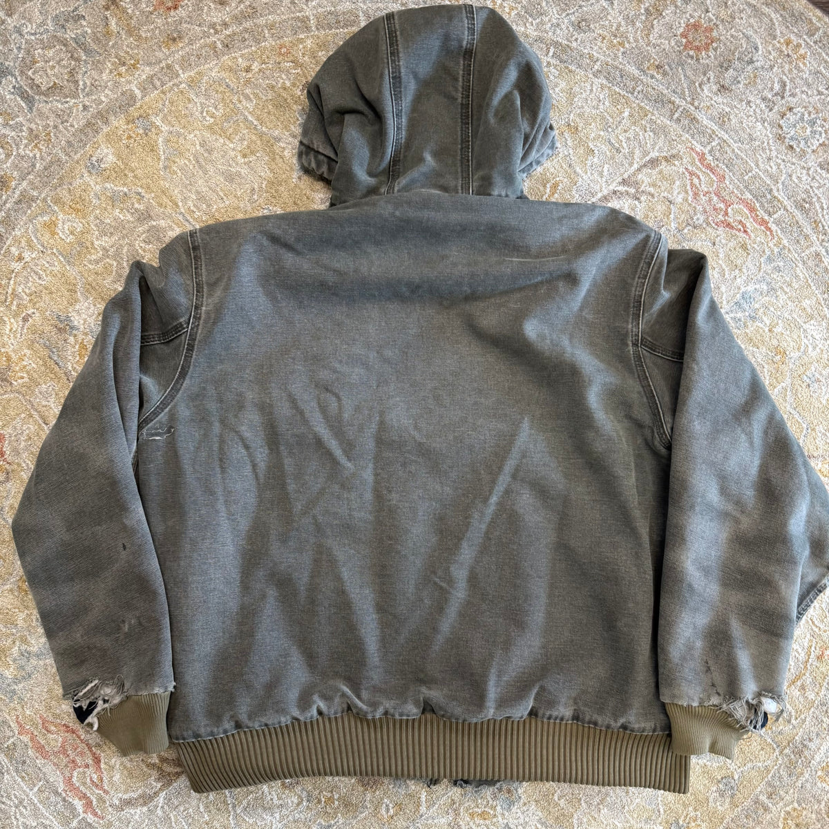 Vintage Carhartt J130 MOS Hooded Jacket Large