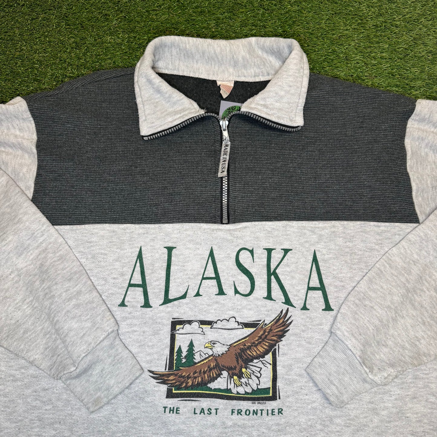 Vintage Alaska Quarter Zip Medium