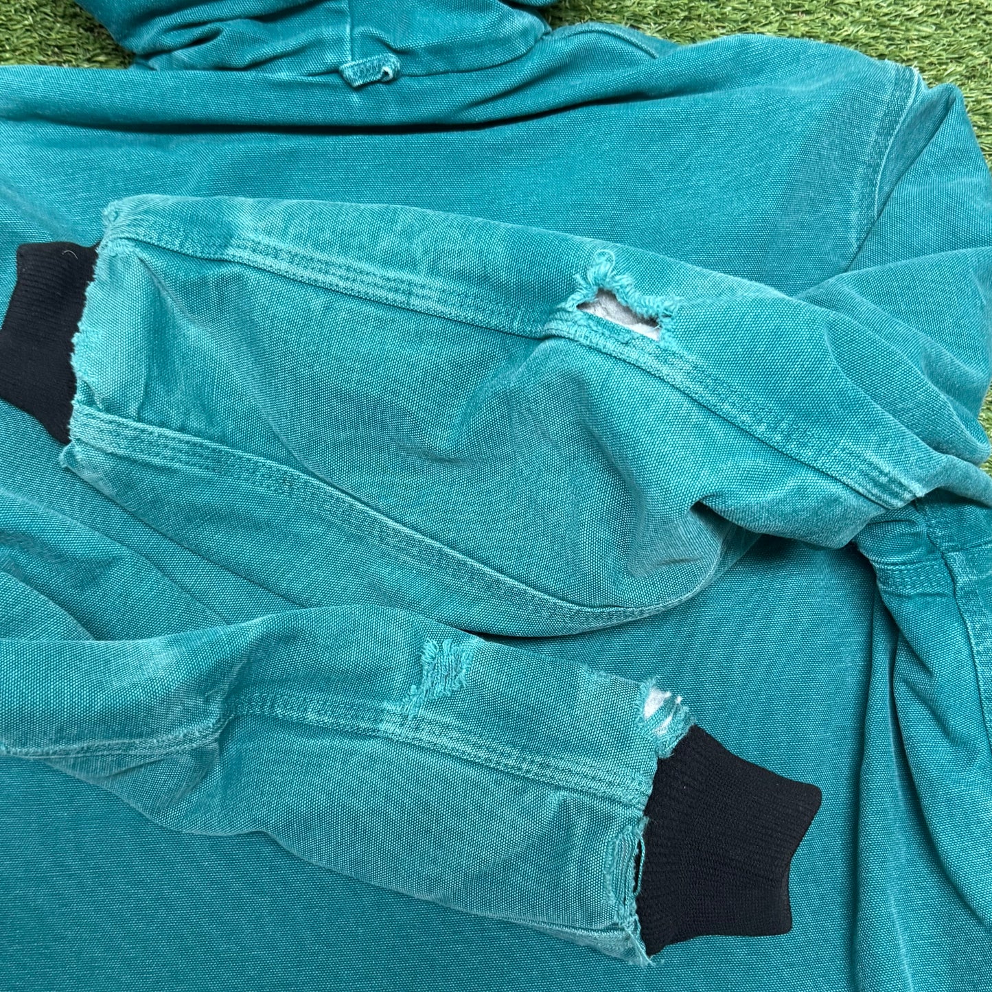 Carhartt Hooded Jacket Aqua 23.5x26