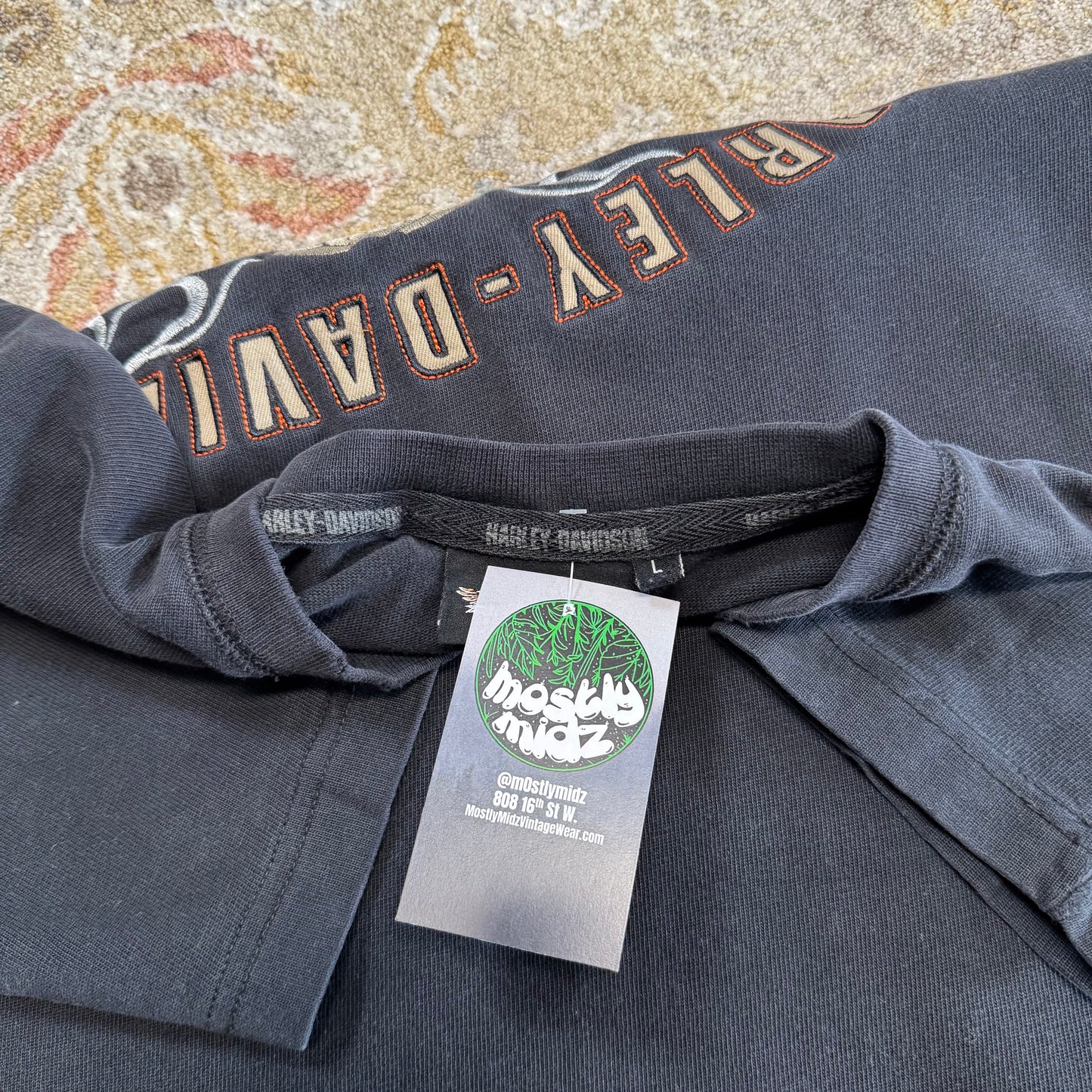 Harley Davidson Longsleeve Shirt Large