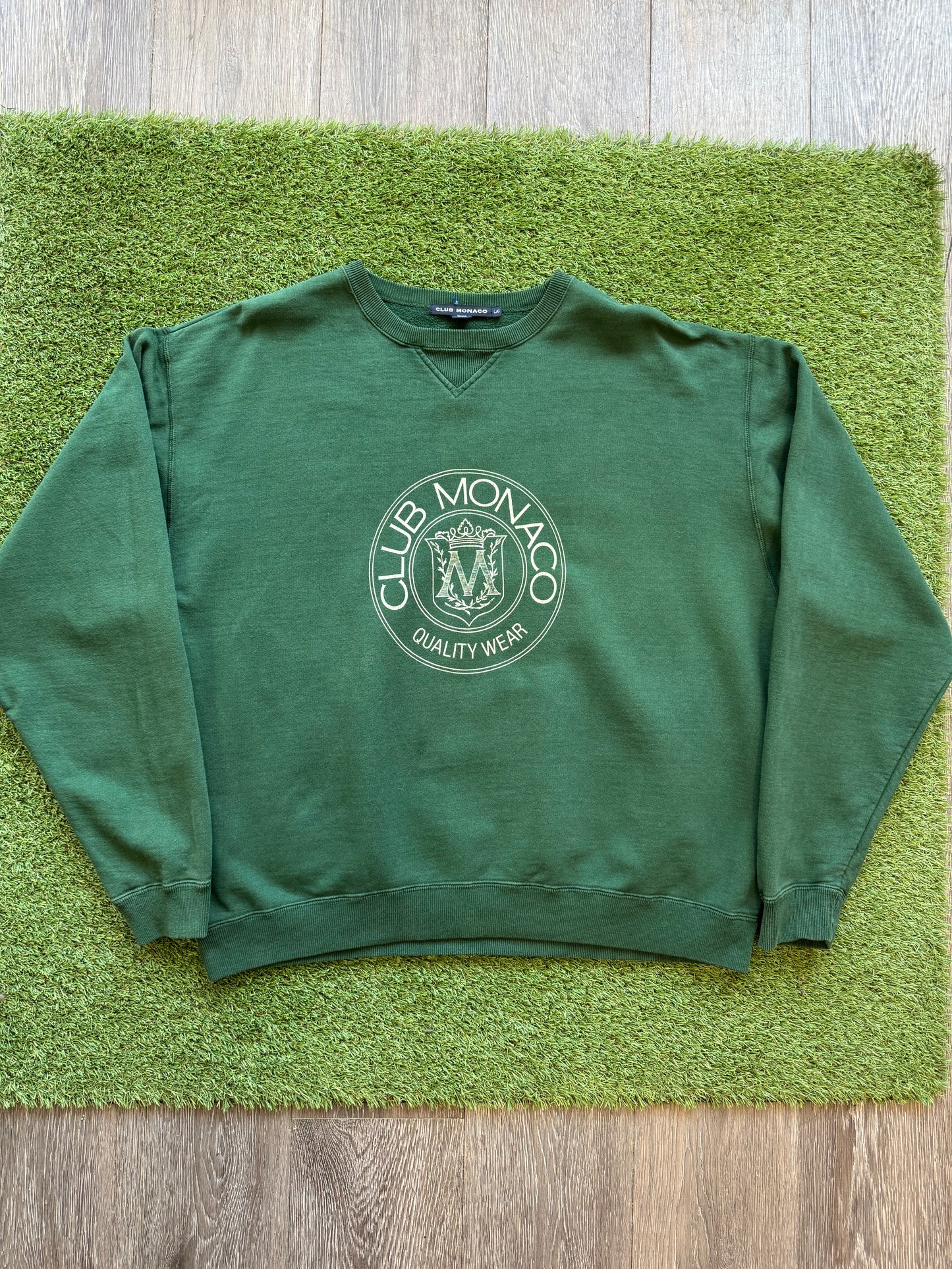 90’s Club Monaco Sweater Forest Green  Large