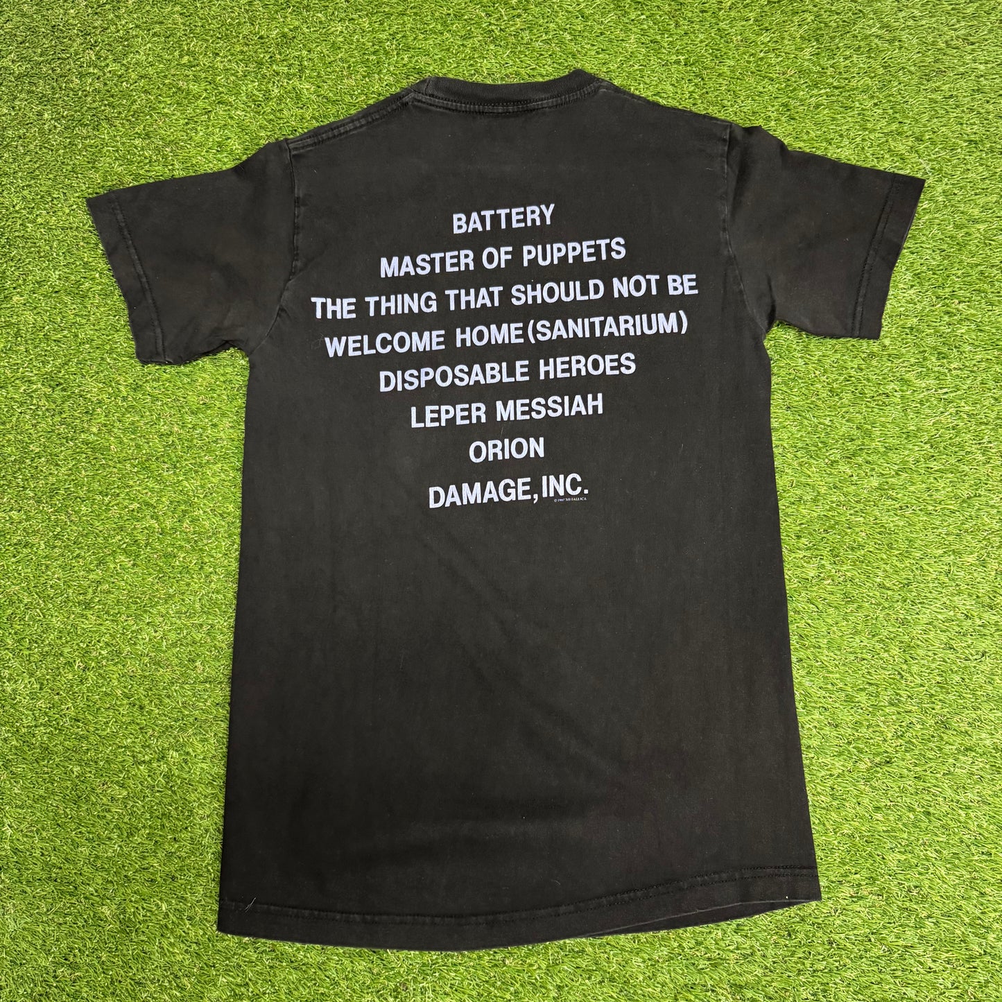 1997 Metallica Master of Puppets Shirt Vintage Small