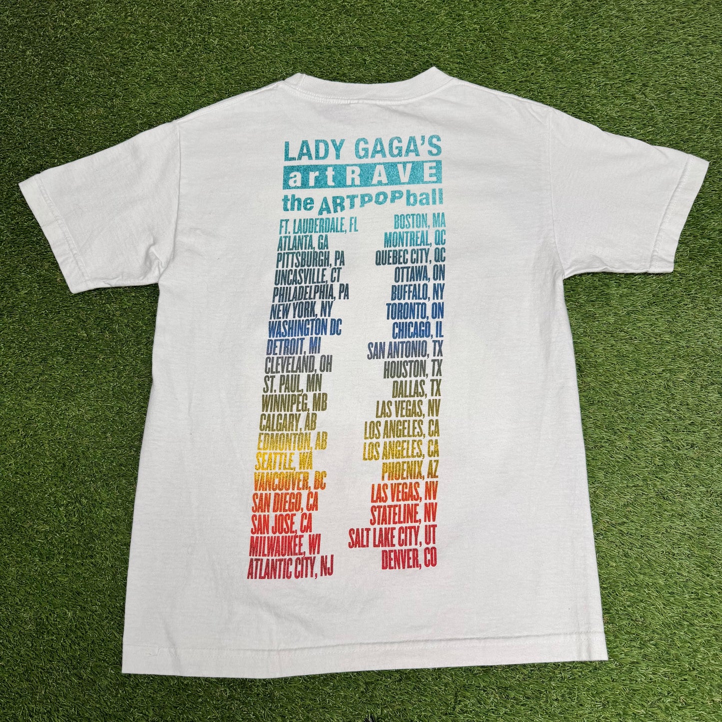 Lady Gaga Art Pop Ball Tour T-Shirt Small