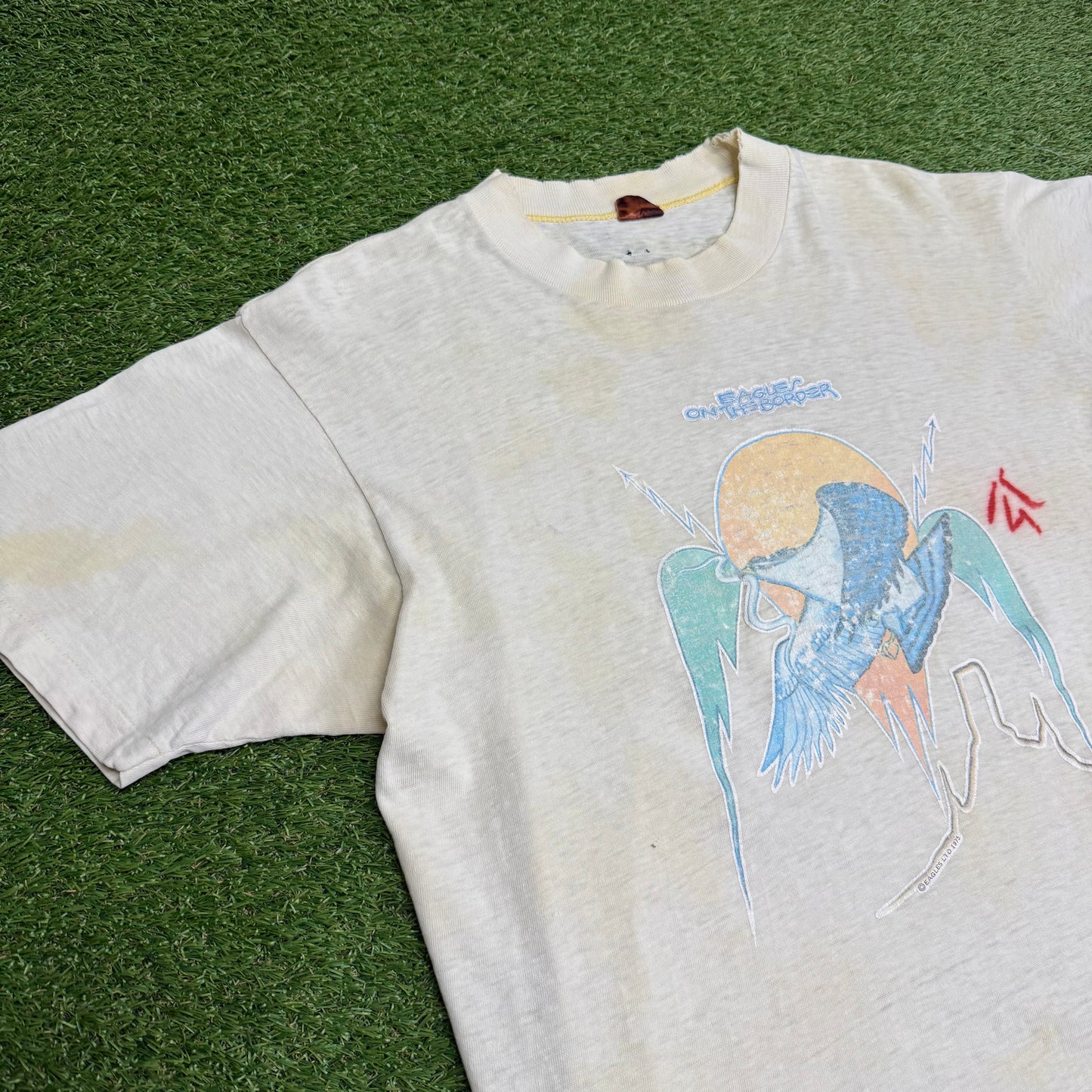 1975 The Eagles On The Boarder T-Shirt XL