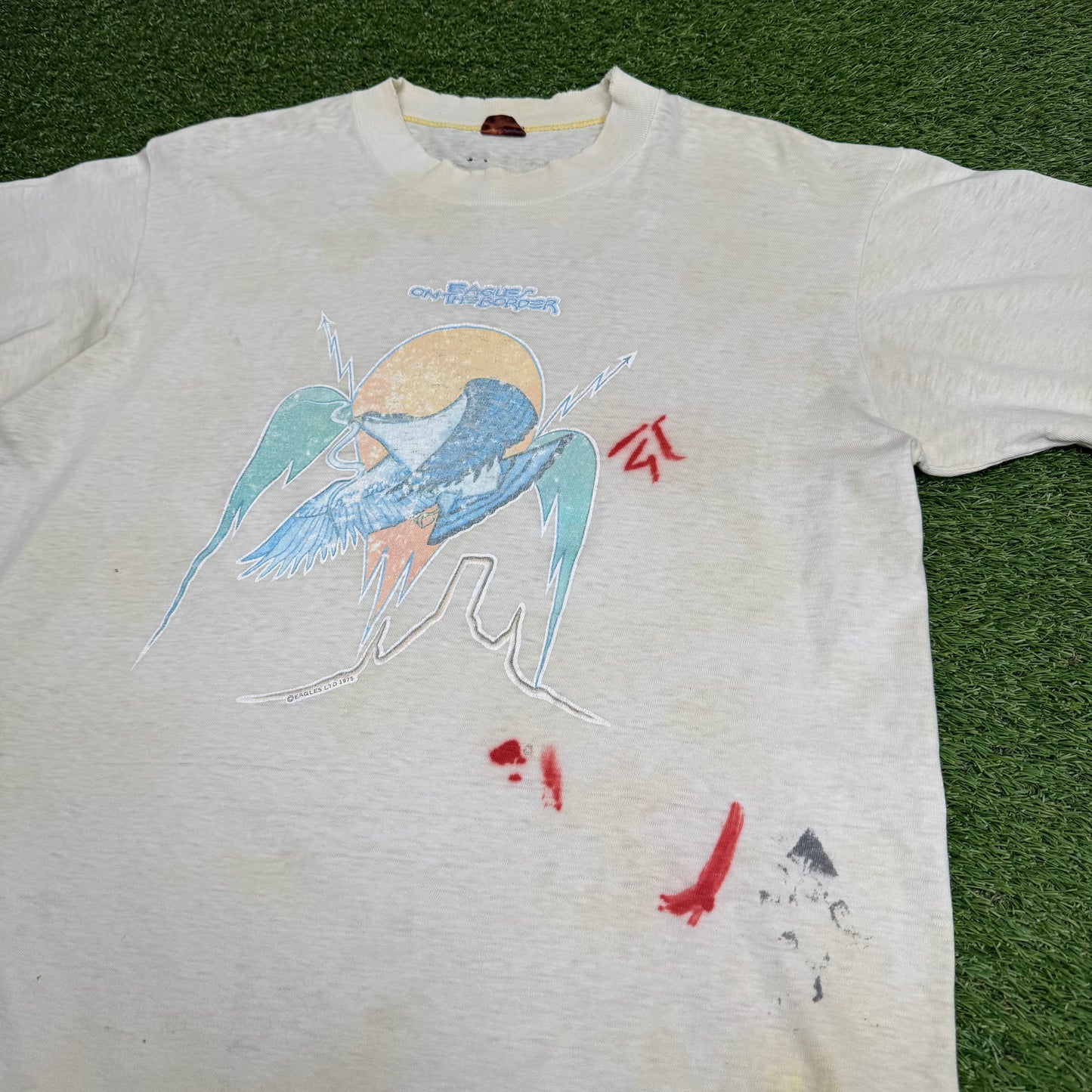 1975 The Eagles On The Boarder T-Shirt XL