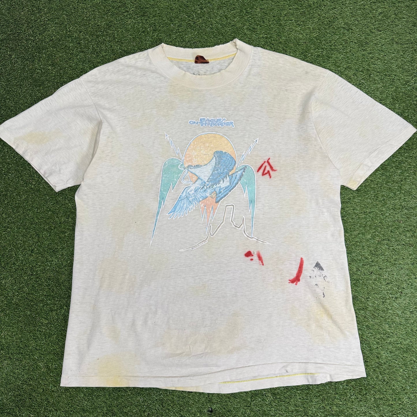 1975 The Eagles On The Boarder T-Shirt XL