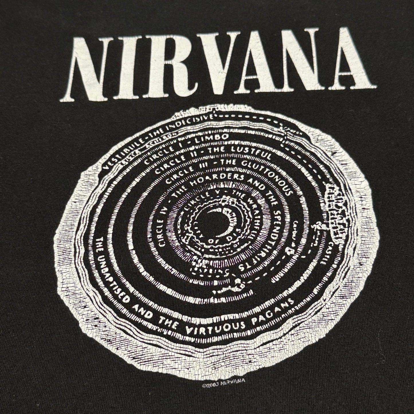2003 Nirvana Vestibule T-Shirt Large