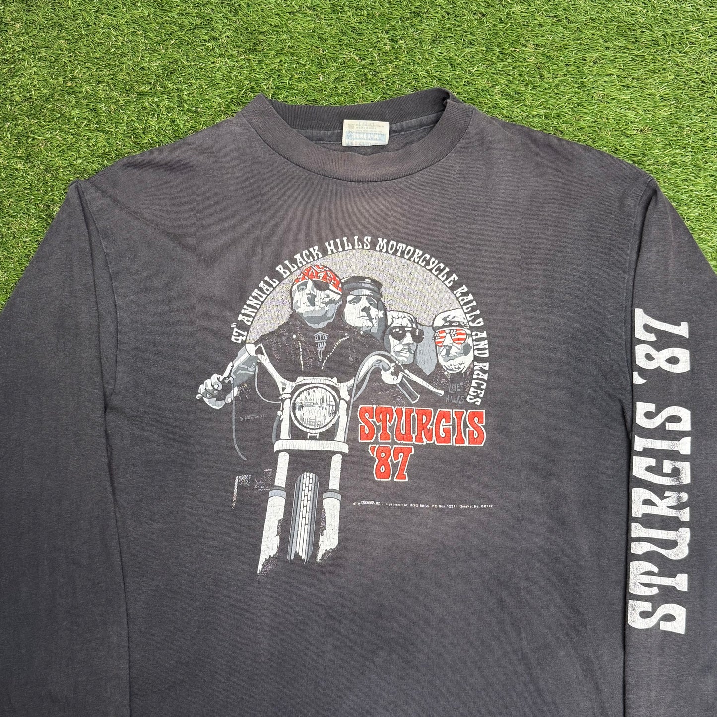 Vintage 1987 Sturgis Longsleeve Shirt Large