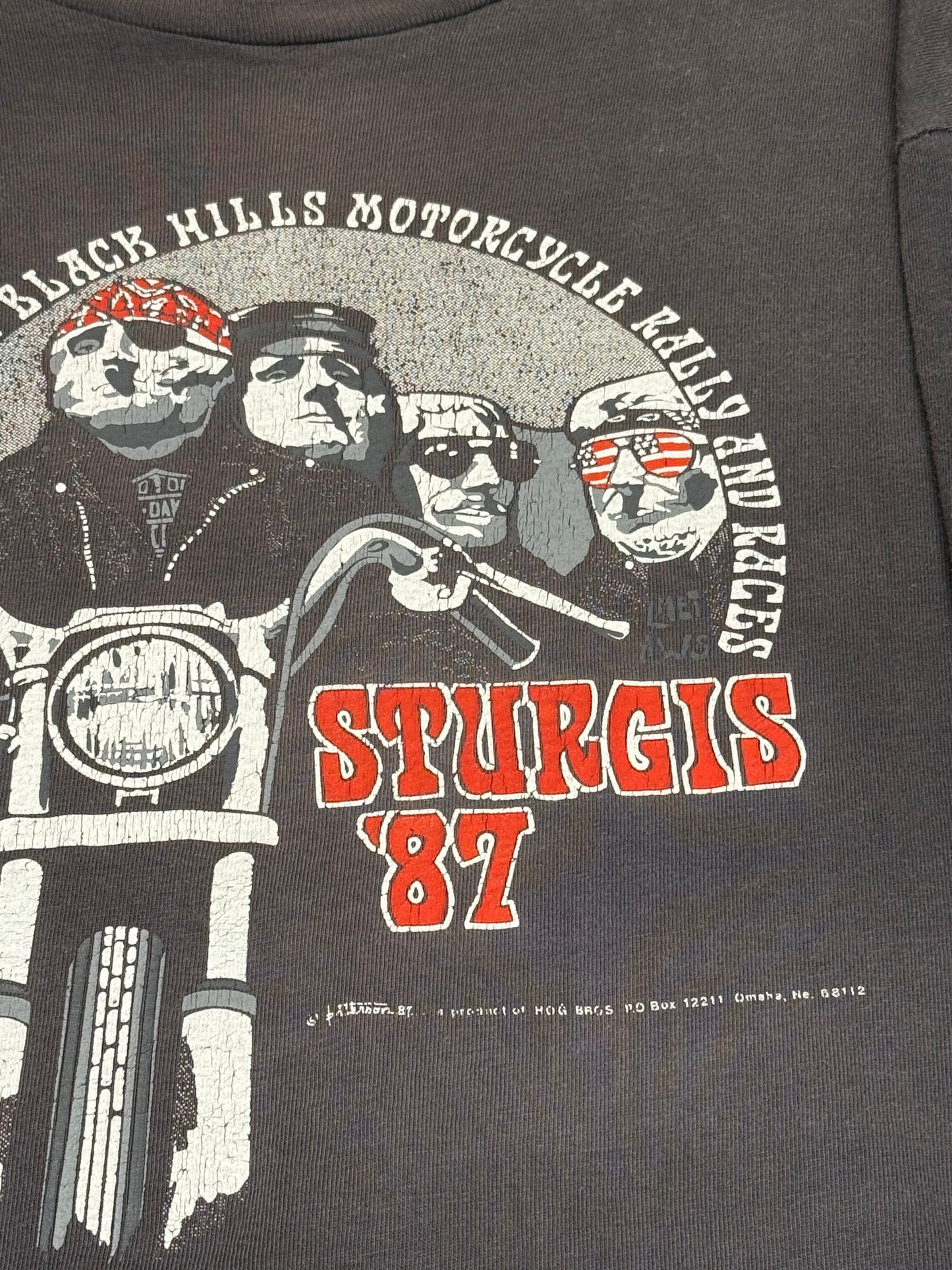Vintage 1987 Sturgis Longsleeve Shirt Large