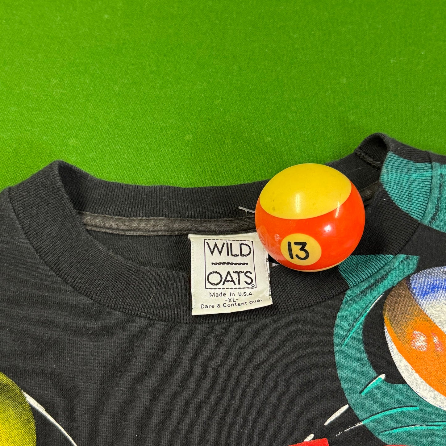 Vintage Budweiser Billiards Pool AOP T-Shirt XL