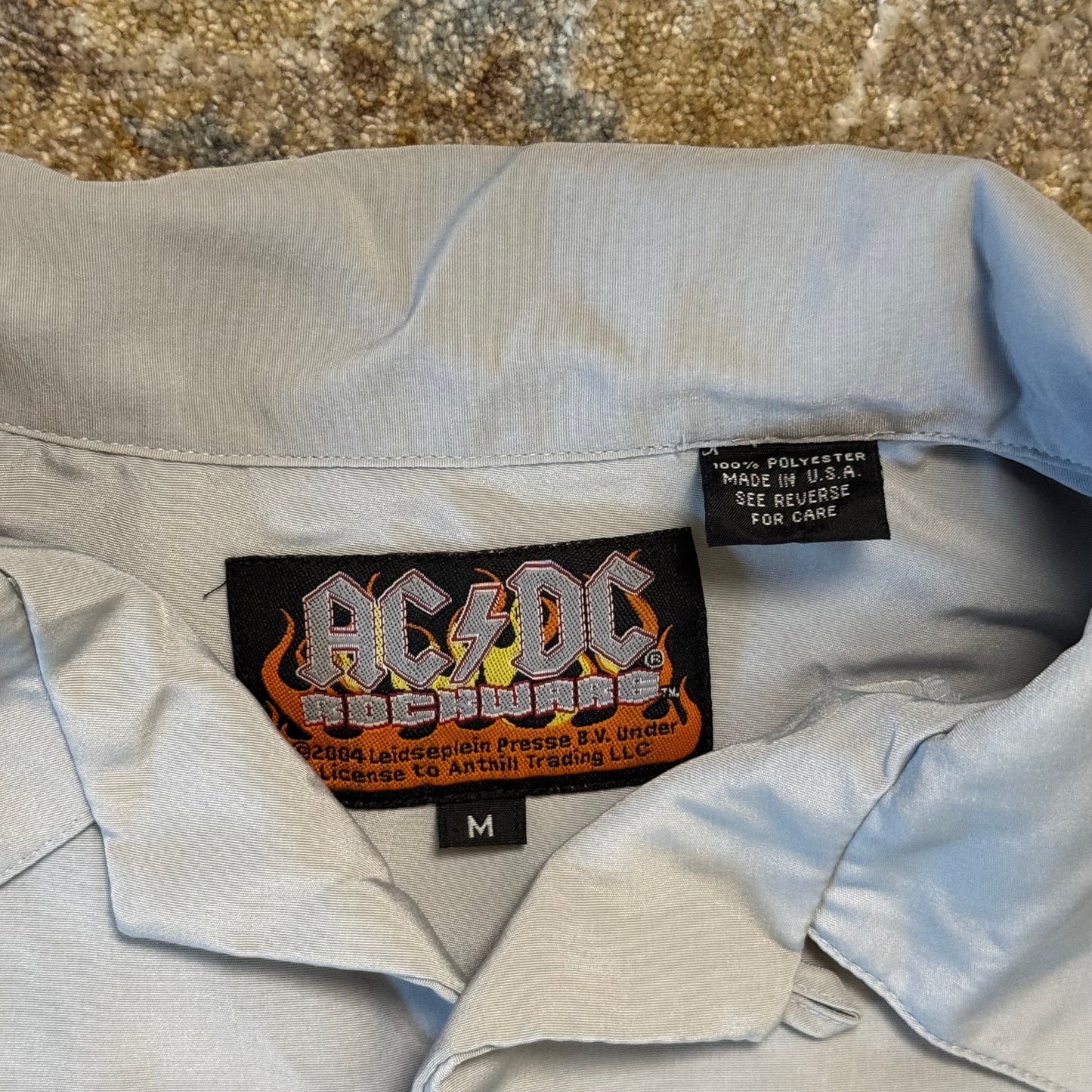 2004 Vintage AC/DC Button Up Shirt