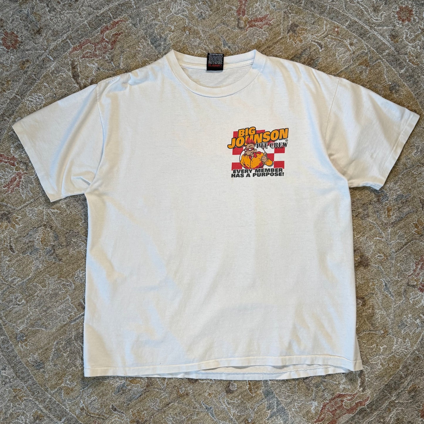 Big Johnson Pit Crew Vintage T-Shirt XL