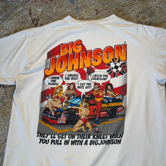 Big Johnson Pit Crew Vintage T-Shirt XL