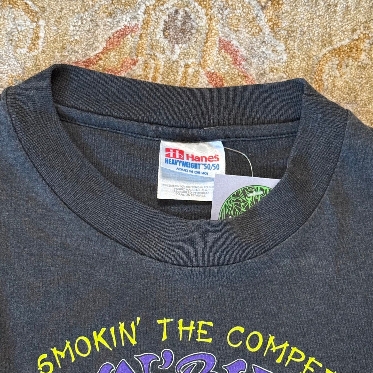 Vintage Smilin Buddha Tattoo’ T-Shirt Medium